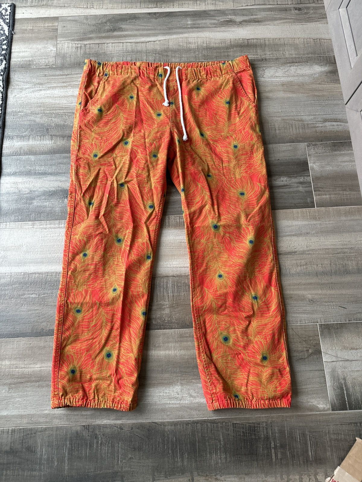 Supreme Rare Supreme Orange Peacock Skate Pants | Grailed