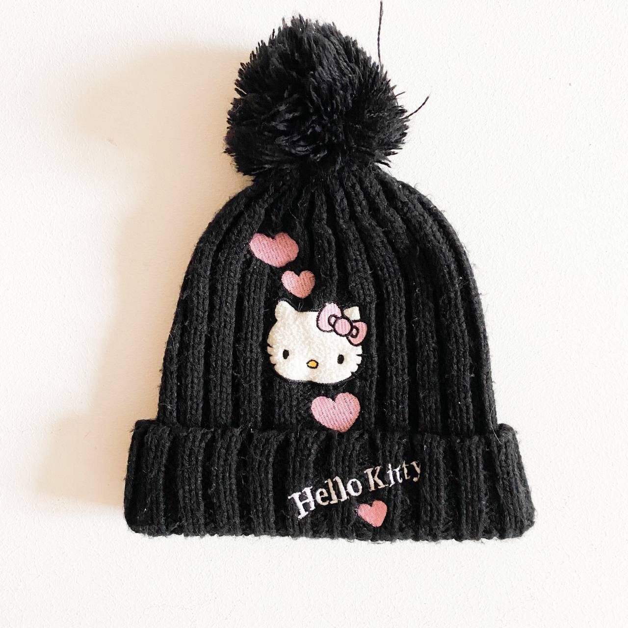 Japanese Brand y2k Hello Kitty Japanese Style Knitted Beanie Hat Vintage Size ONE SIZE - 1 Thumbnail