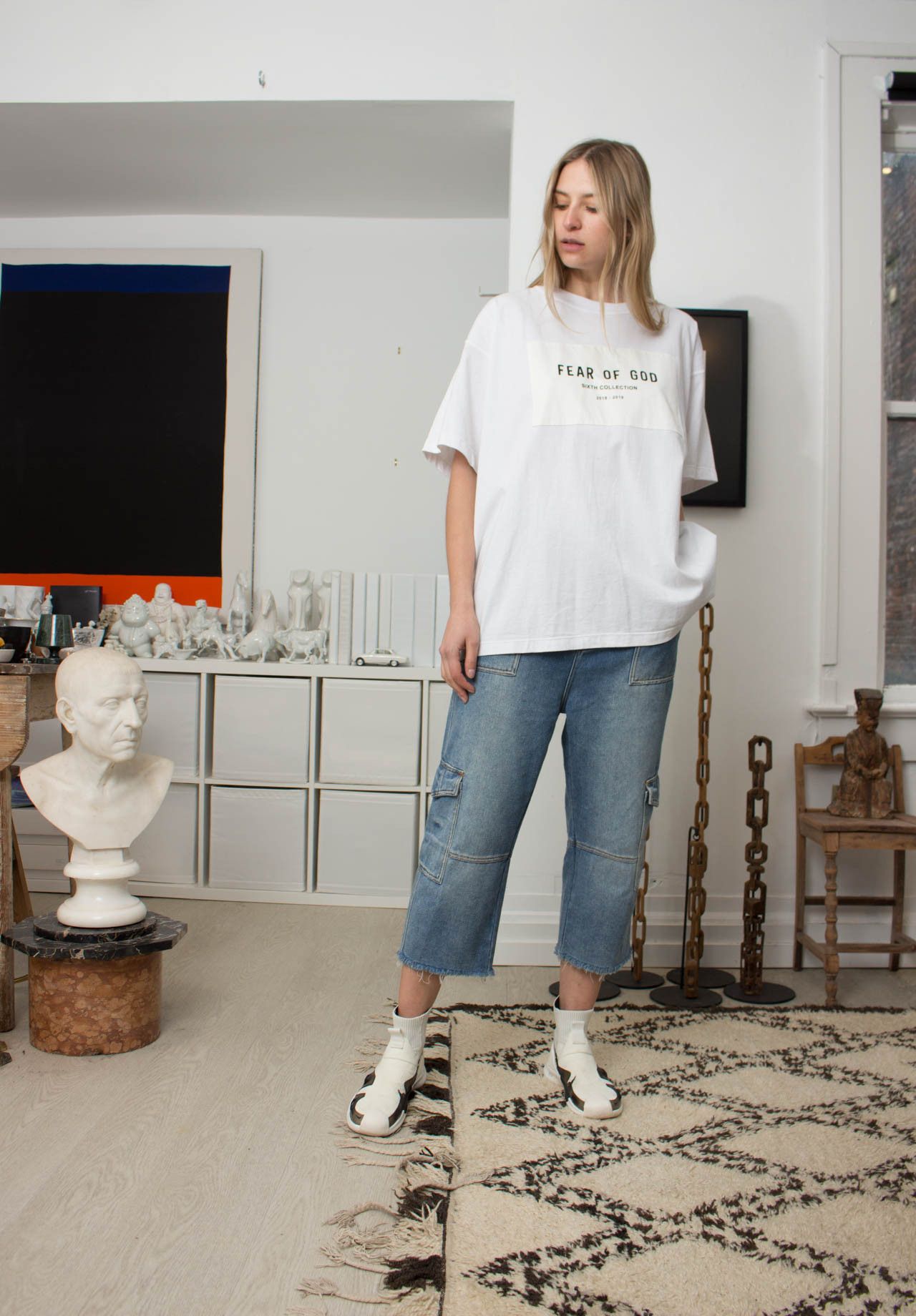 Fear of God Fear of God SIXTH COLLECTION White Tshirt sz L Size US L / EU 52-54 / 3 - 2 Thumbnail