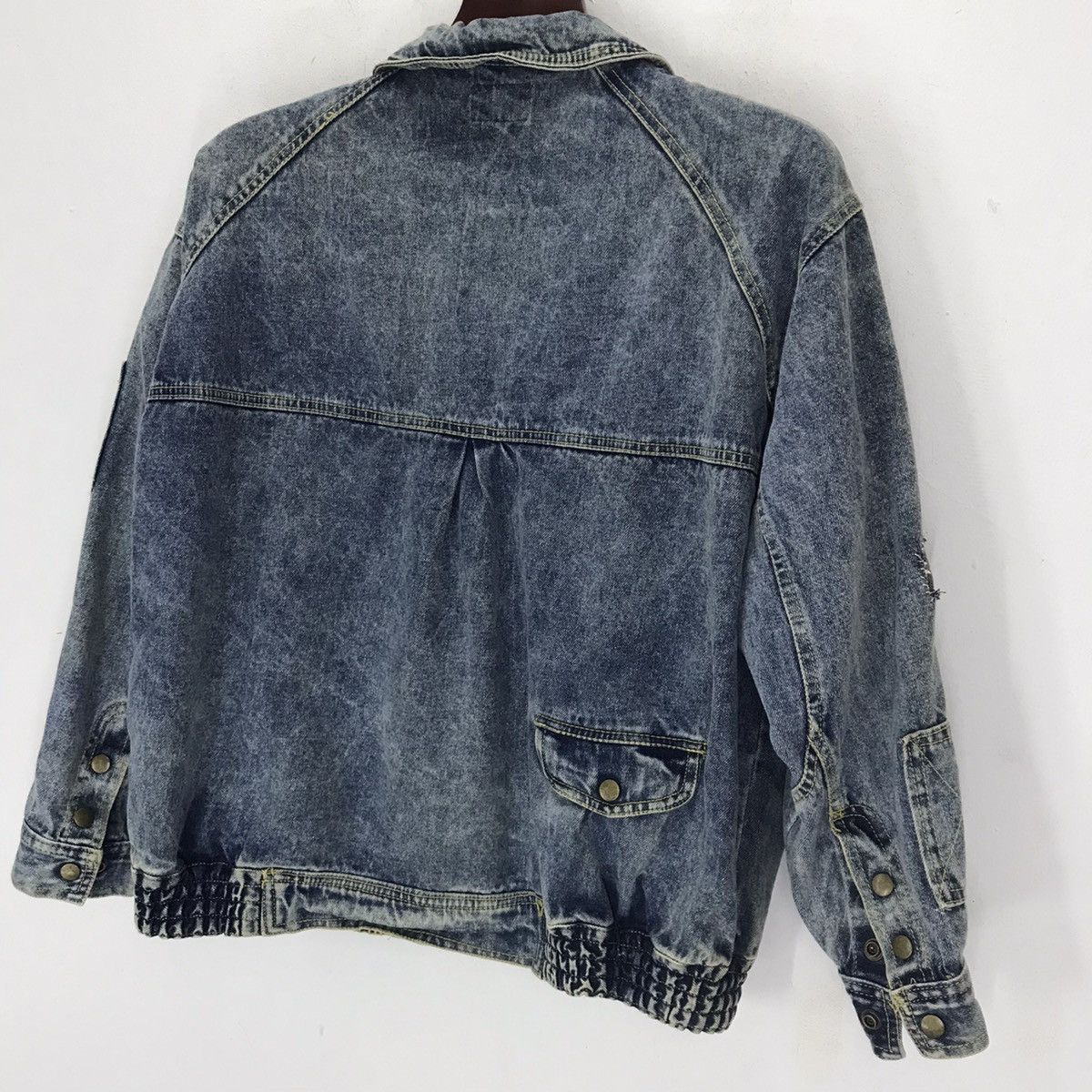 Japanese Brand × Vintage Vtg Cantwo japan distressed patchwork cargo denim jacket Size US XL / EU 56 / 4 - 9 Thumbnail