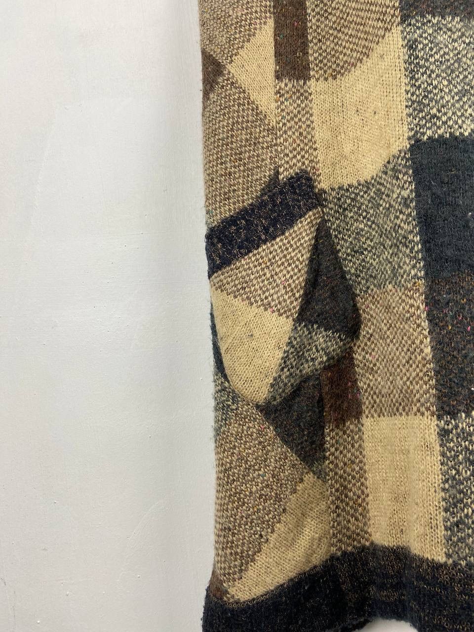 Japanese Brand Japanese Brand Women Patchwork Wool Dress Size M / US 6-8 / IT 42-44 - 5 Thumbnail