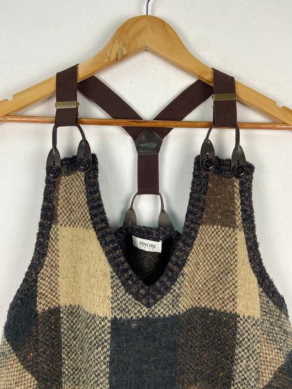 Japanese Brand Japanese Brand Women Patchwork Wool Dress Size M / US 6-8 / IT 42-44 - 4 Thumbnail