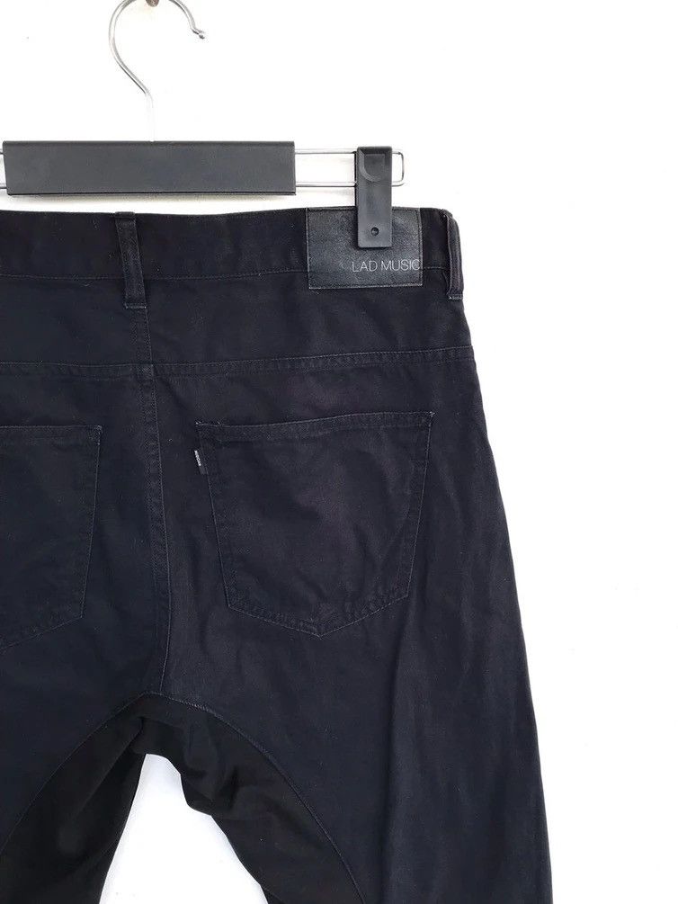 Lad Musician Lad Musician Black Casual Pants Skinny Fit Grunge Pants Size US 32 / EU 48 - 5 Thumbnail