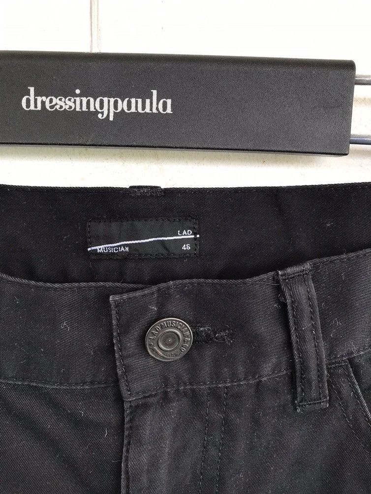 Lad Musician Lad Musician Black Casual Pants Skinny Fit Grunge Pants Size US 32 / EU 48 - 2 Thumbnail