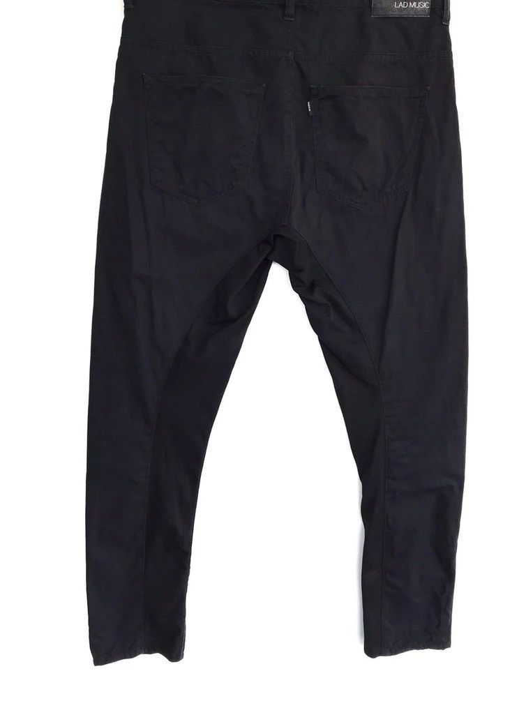 Lad Musician Lad Musician Black Casual Pants Skinny Fit Grunge Pants Size US 32 / EU 48 - 6 Thumbnail