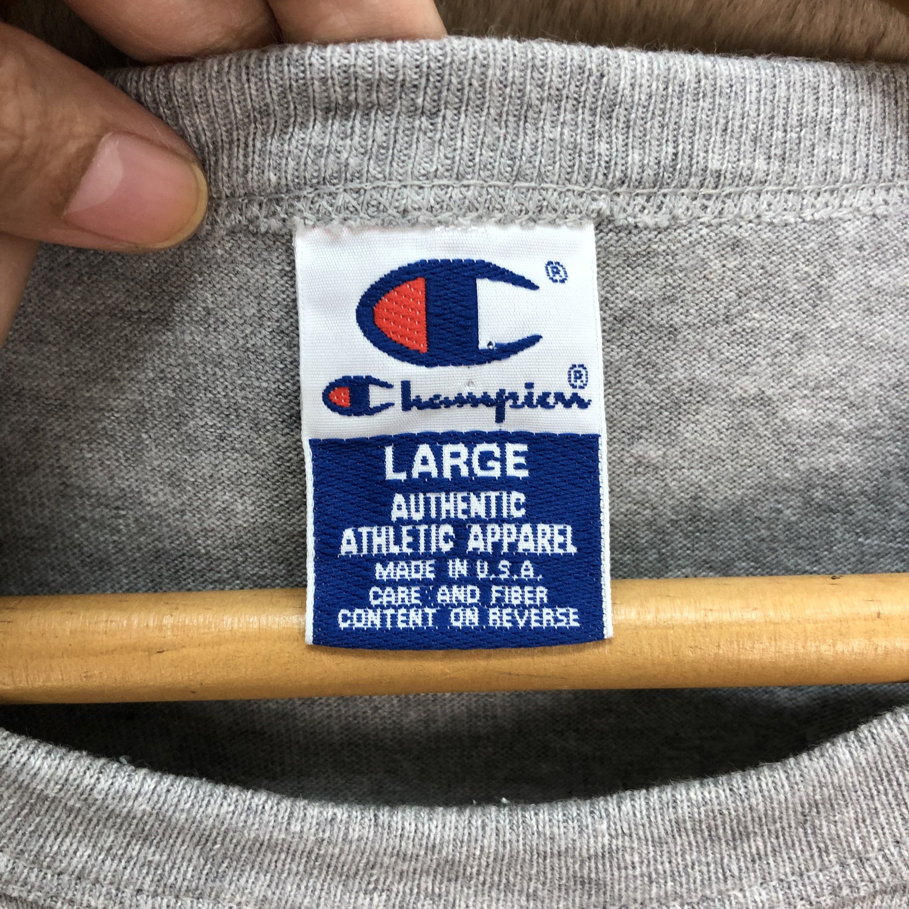 Champion Champion Big Logo Long Sleeve Shirt #5358-185 Size US L / EU 52-54 / 3 - 8 Thumbnail