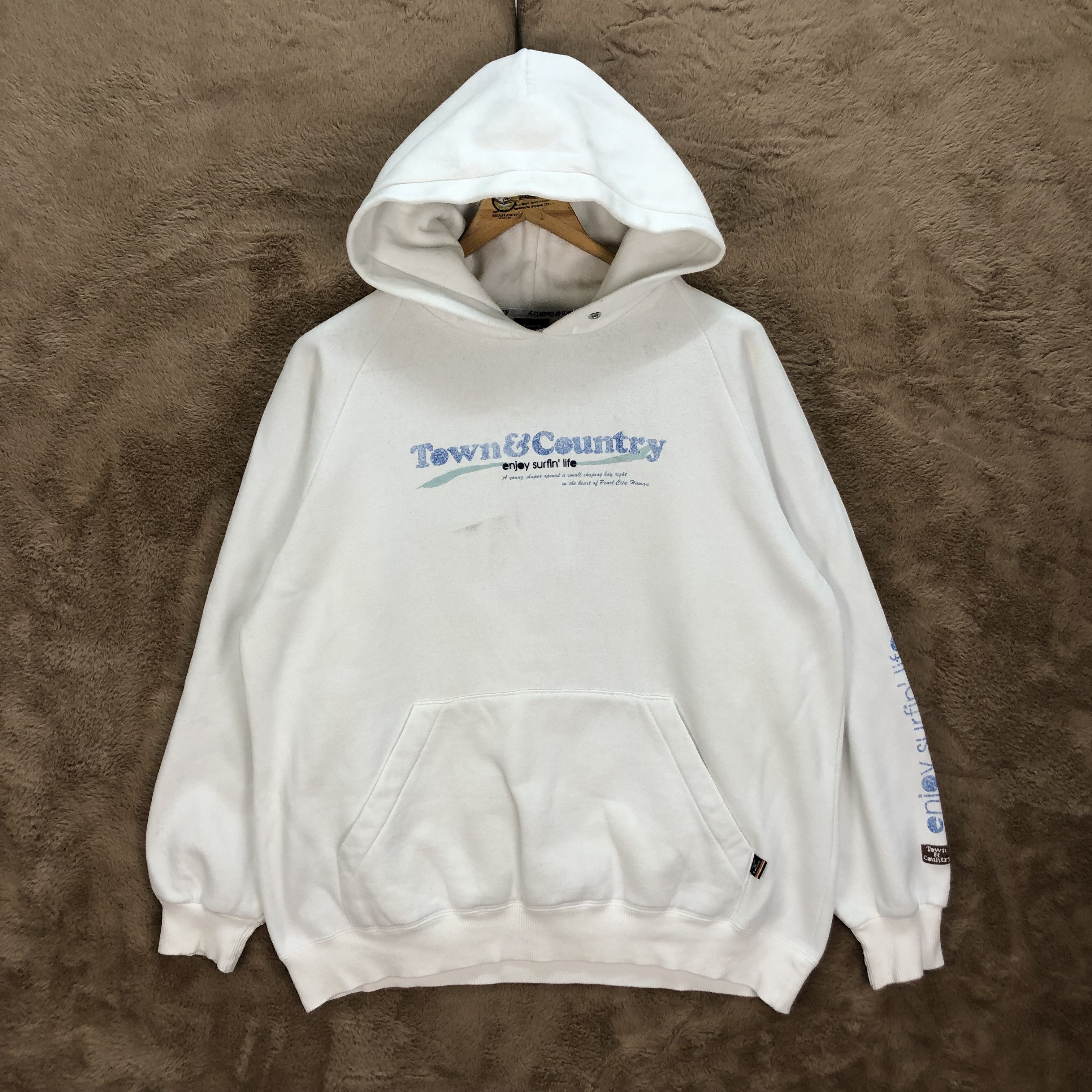 Other Town & Country Enjoy Surfing Life Surfwear Hoodies #5362-24 Size US L / EU 52-54 / 3 - 1 Thumbnail