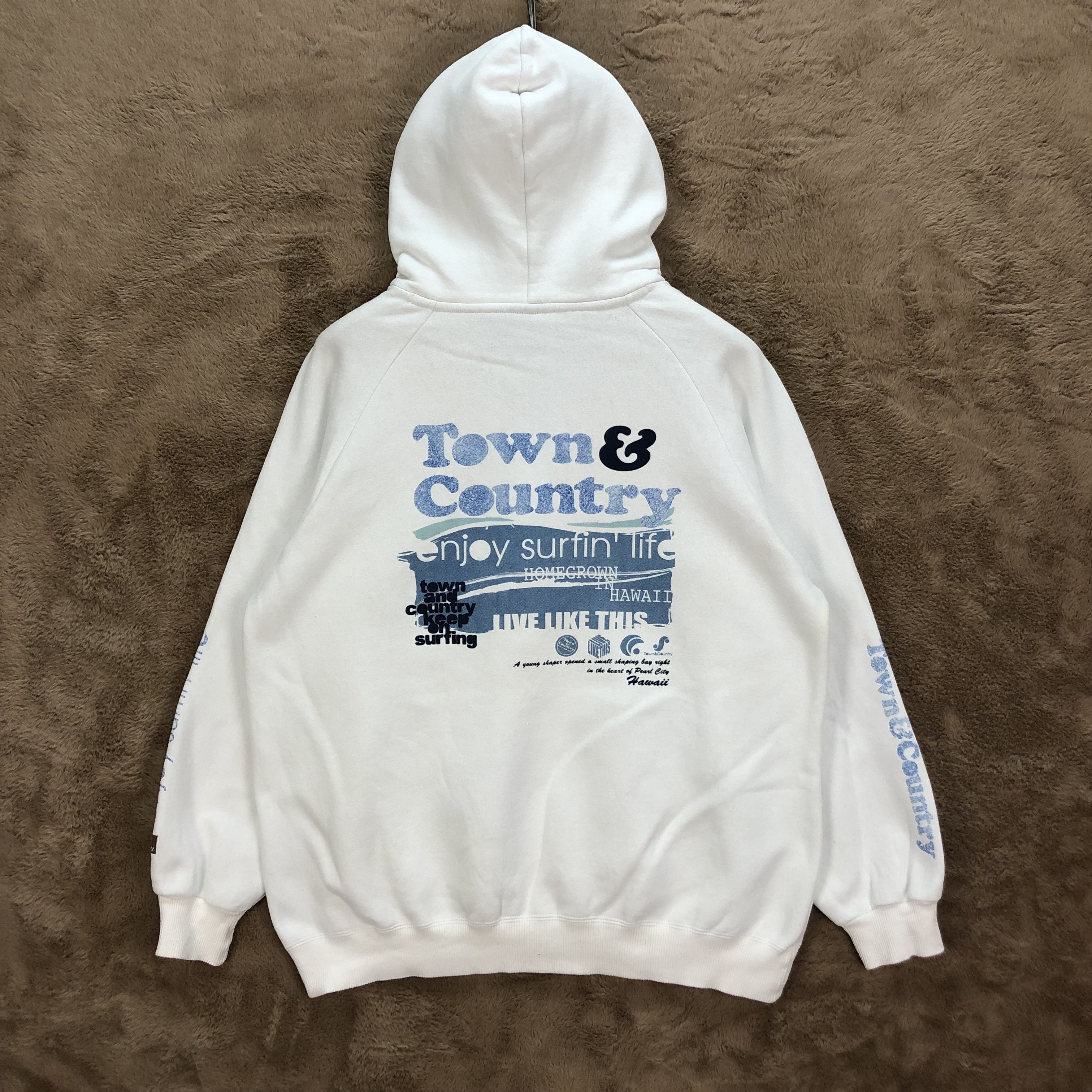 Other Town & Country Enjoy Surfing Life Surfwear Hoodies #5362-24 Size US L / EU 52-54 / 3 - 12 Thumbnail