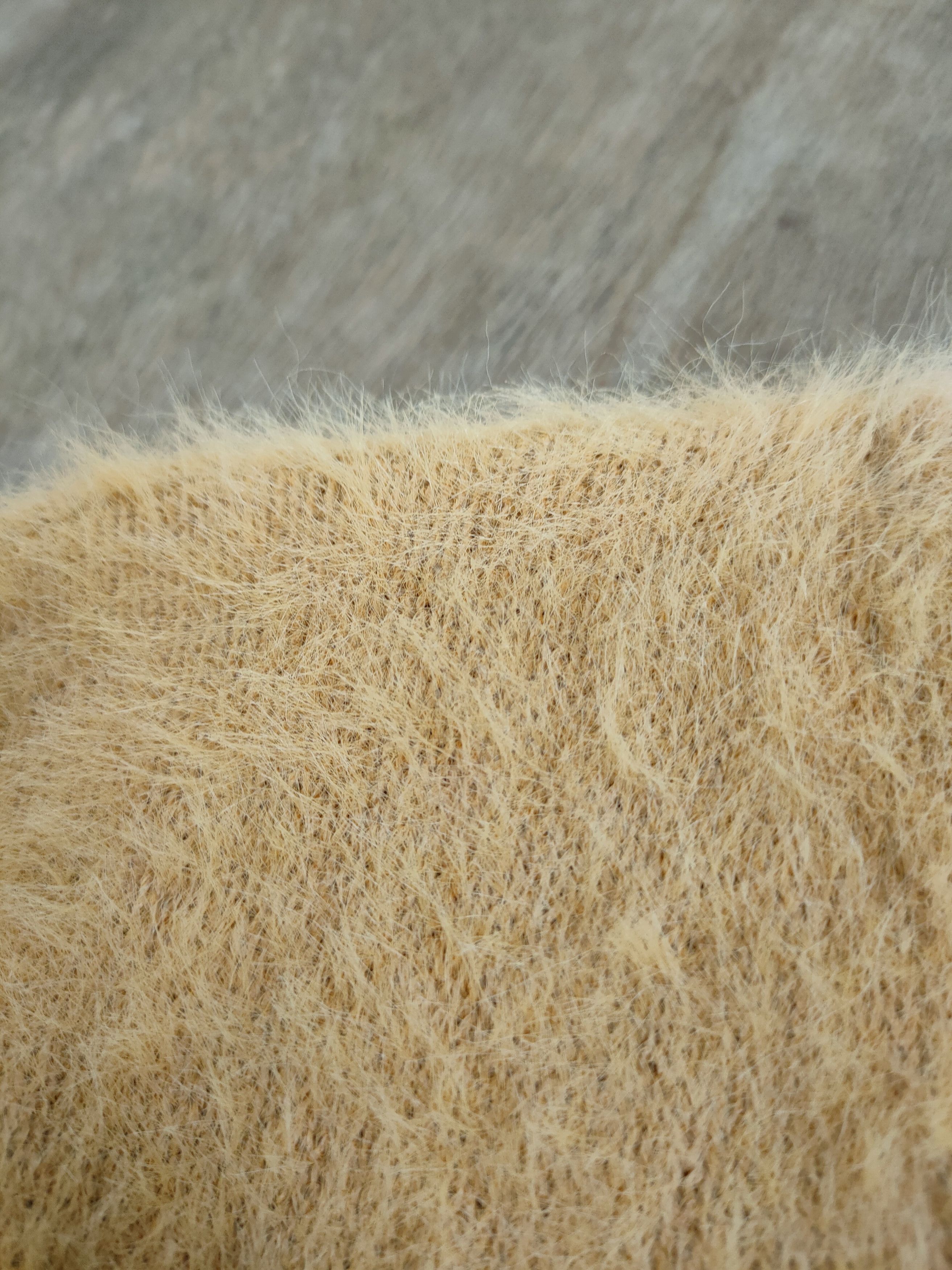 Homespun Knitwear D Discoat mohair shag shaggy soft fur knitwear #46-1032 Size XS / US 0-2 / IT 36-38 - 5 Thumbnail
