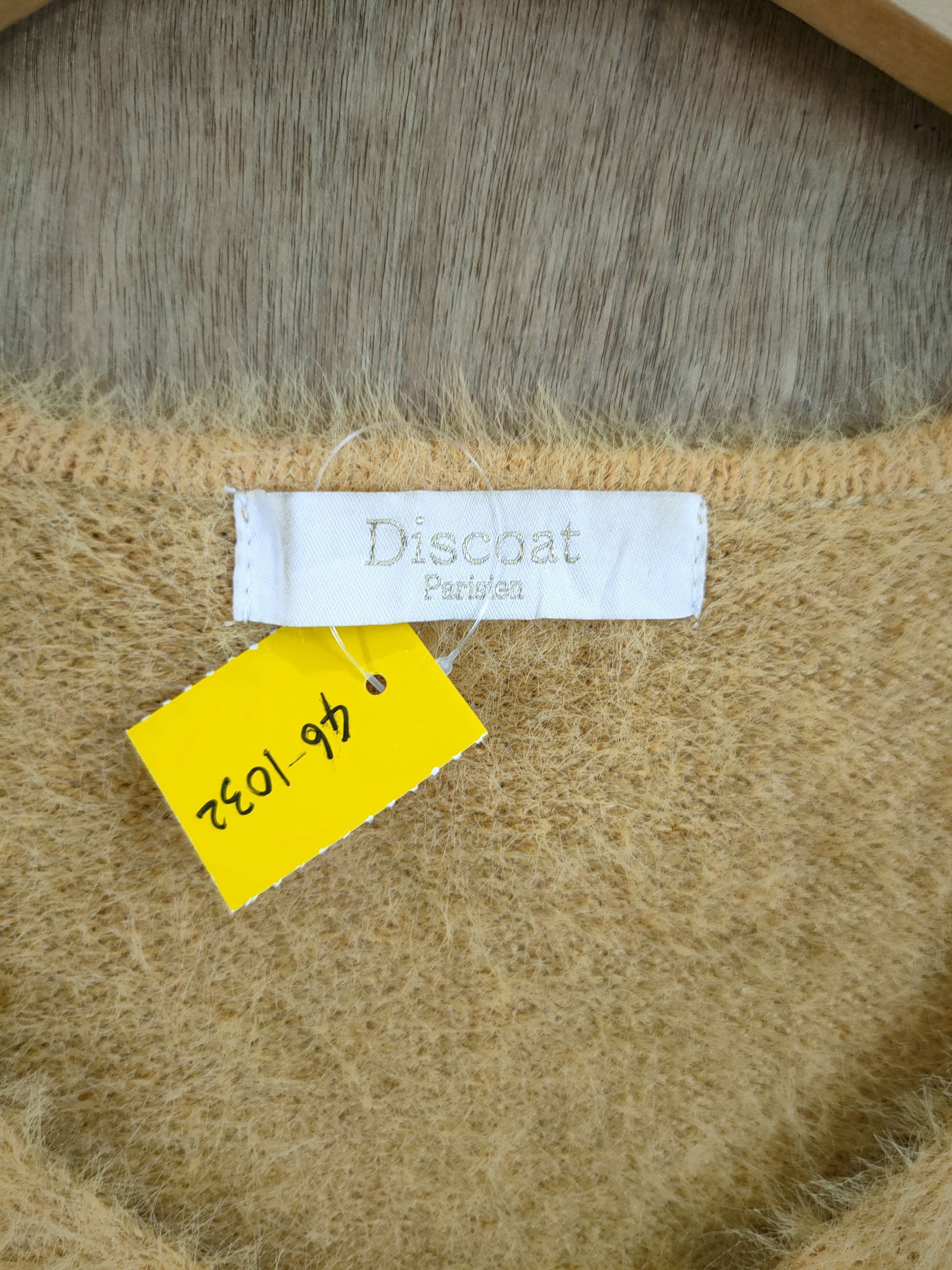 Homespun Knitwear D Discoat mohair shag shaggy soft fur knitwear #46-1032 Size XS / US 0-2 / IT 36-38 - 4 Thumbnail