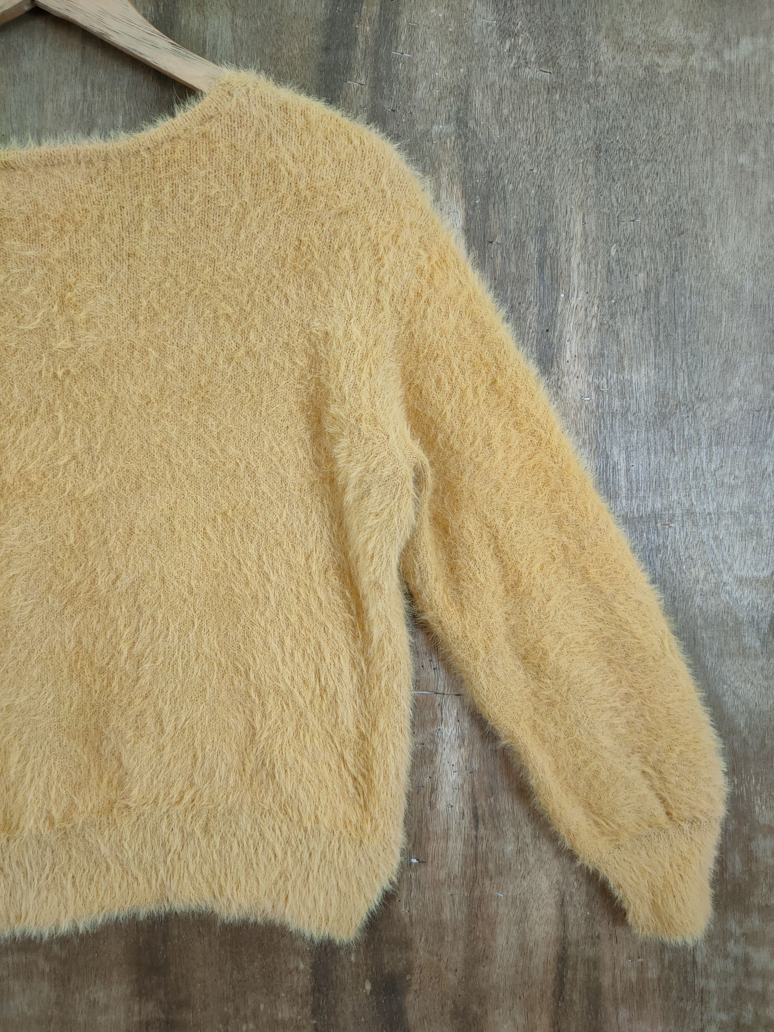 Homespun Knitwear D Discoat mohair shag shaggy soft fur knitwear #46-1032 Size XS / US 0-2 / IT 36-38 - 10 Thumbnail
