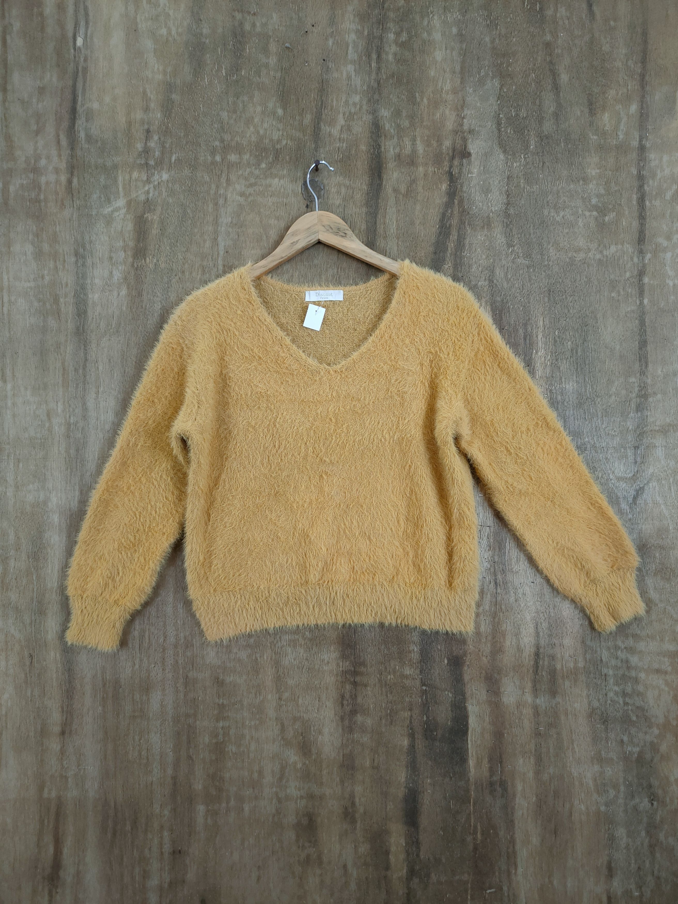 Discoat mohair shag shaggy soft fur knitwear #46-1032