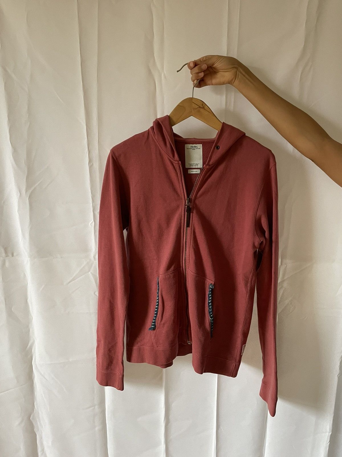 Visvim Kuba Salmon zip hoodie