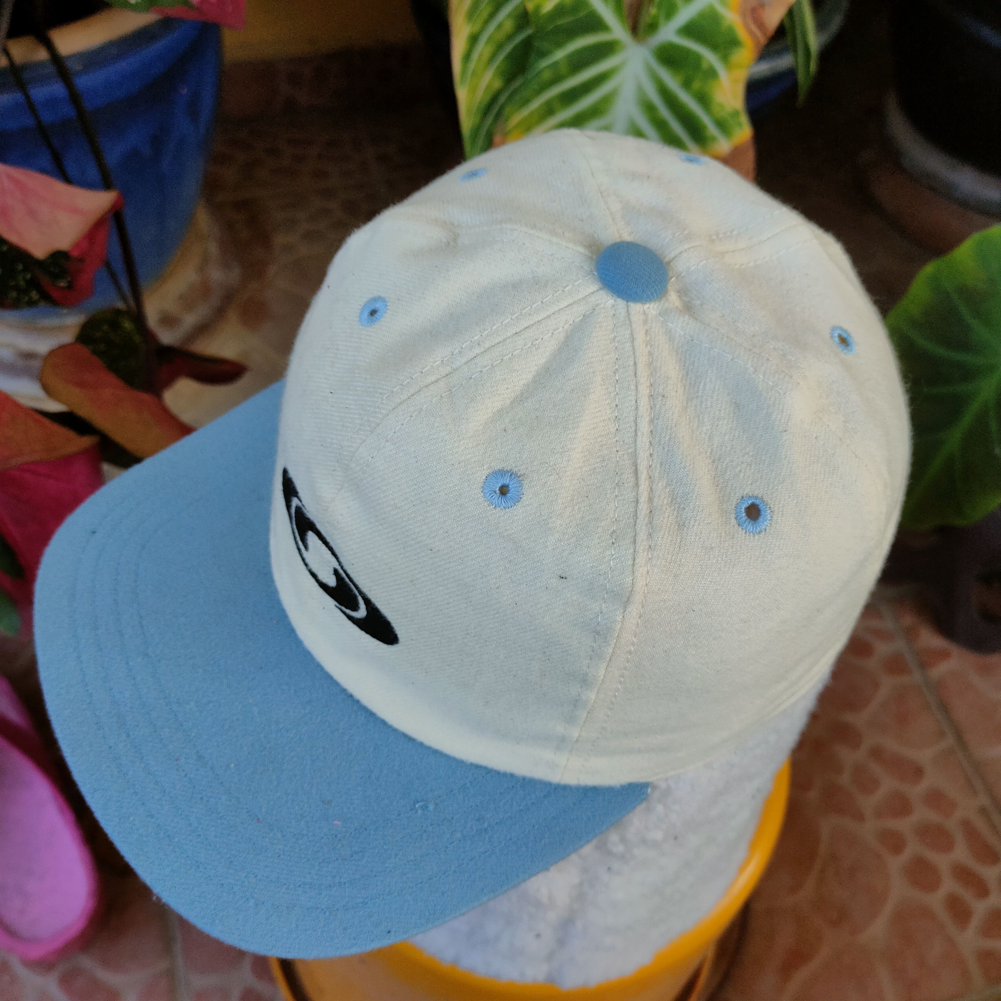 Japanese Brand Vintage SALOMON Made in Japan Flat Brim Outdoor Cap Size ONE SIZE - 5 Thumbnail