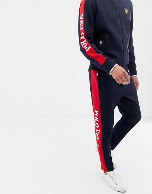 Polo Ralph Lauren Polo Ralph Lauren Polo USA Track Jacket and Pants Set XXL Size US XXL / EU 58 / 5 - 5 Thumbnail