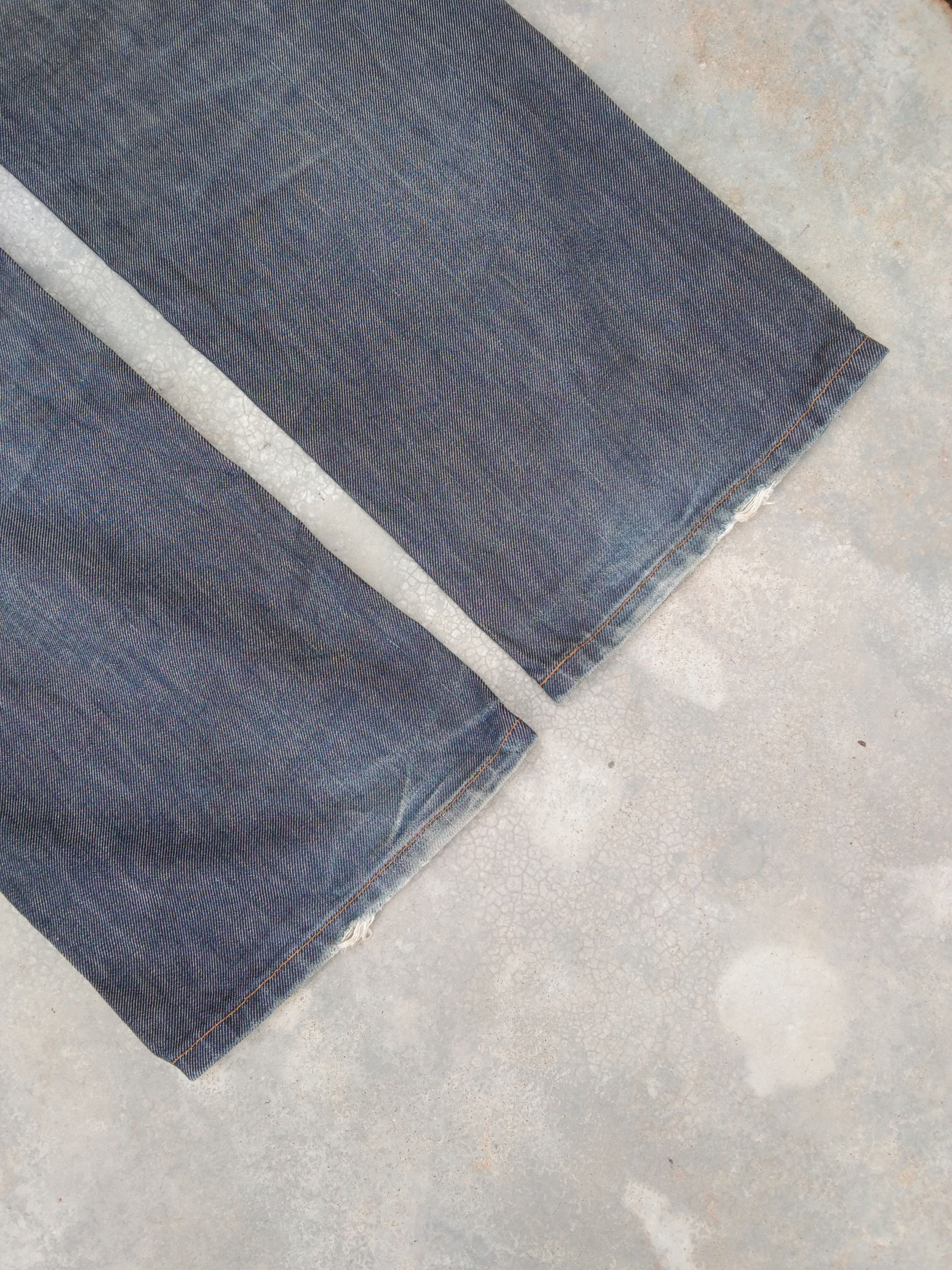 Jean × Levi's × Vintage Vintage Levis 503 Straight Leg Distressed Jeans 36x32 Size US 36 / EU 52 - 5 Thumbnail