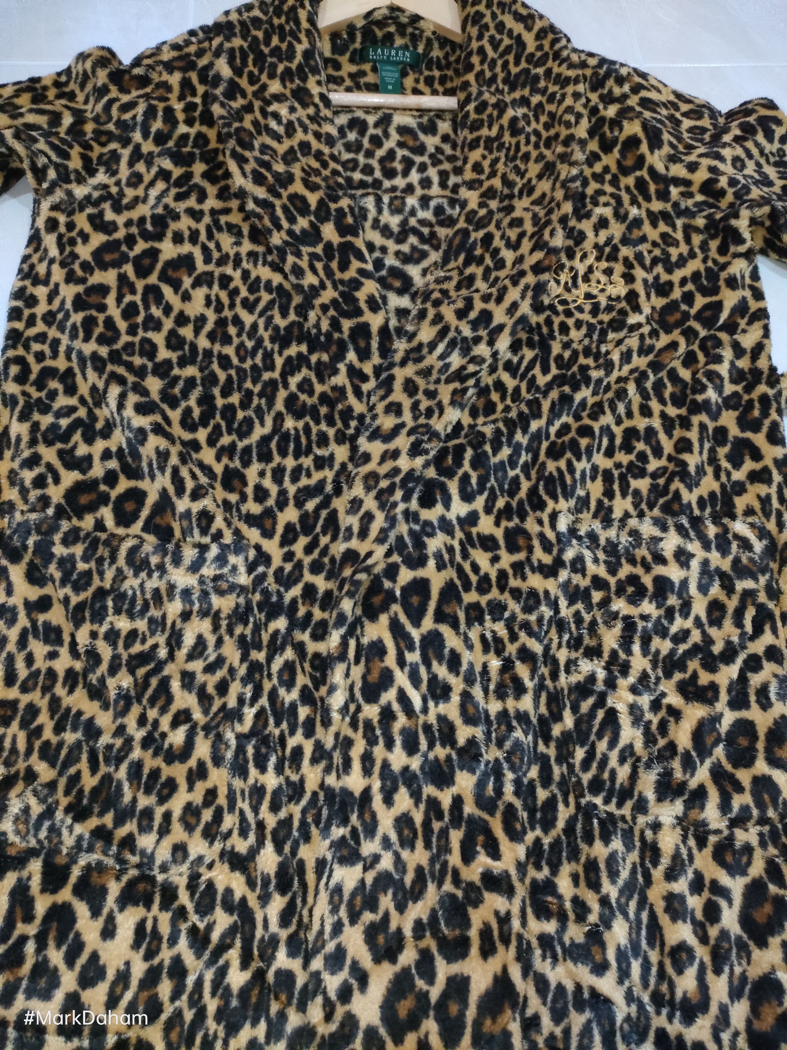 Lauren Ralph Lauren × Ralph Lauren Lauren Ralph Lauren Leopard Bathrobe Size M / US 6-8 / IT 42-44 - 4 Thumbnail