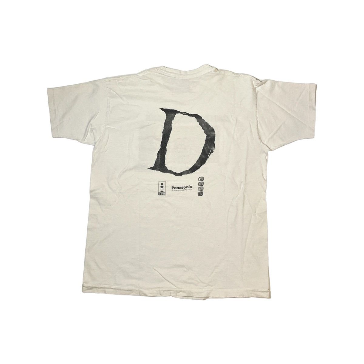 Vintage 90s Panasonic 3do “D” Video Game Tee Size US XL / EU 56 / 4 - 2 Thumbnail