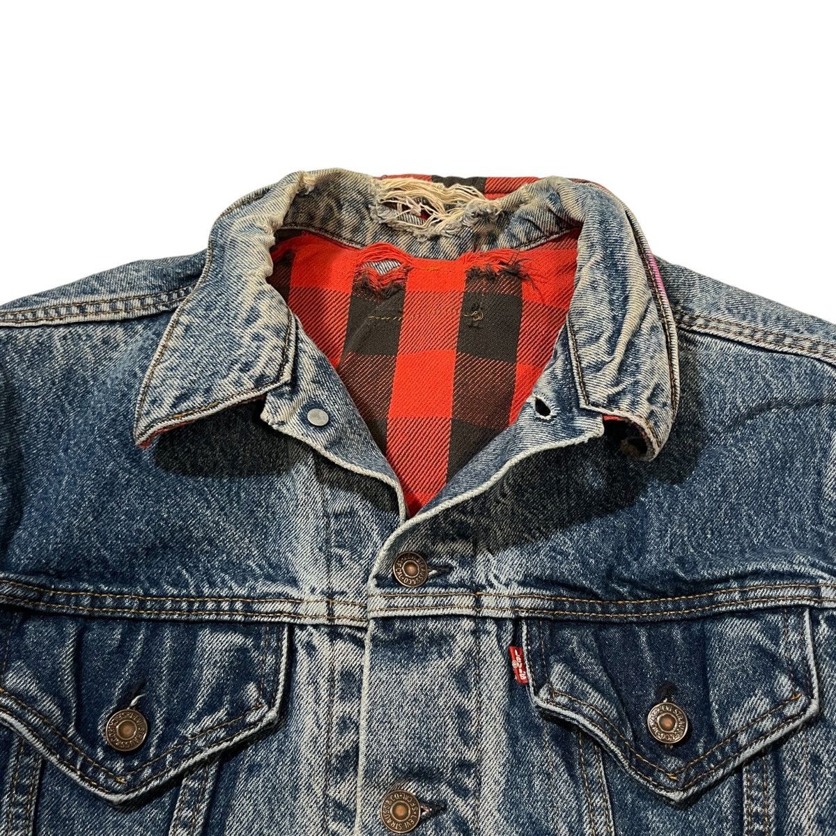 Levi's × Vintage Vintage Levi’s Flannel Lined Denim Jacket Size US M / EU 48-50 / 2 - 4 Thumbnail