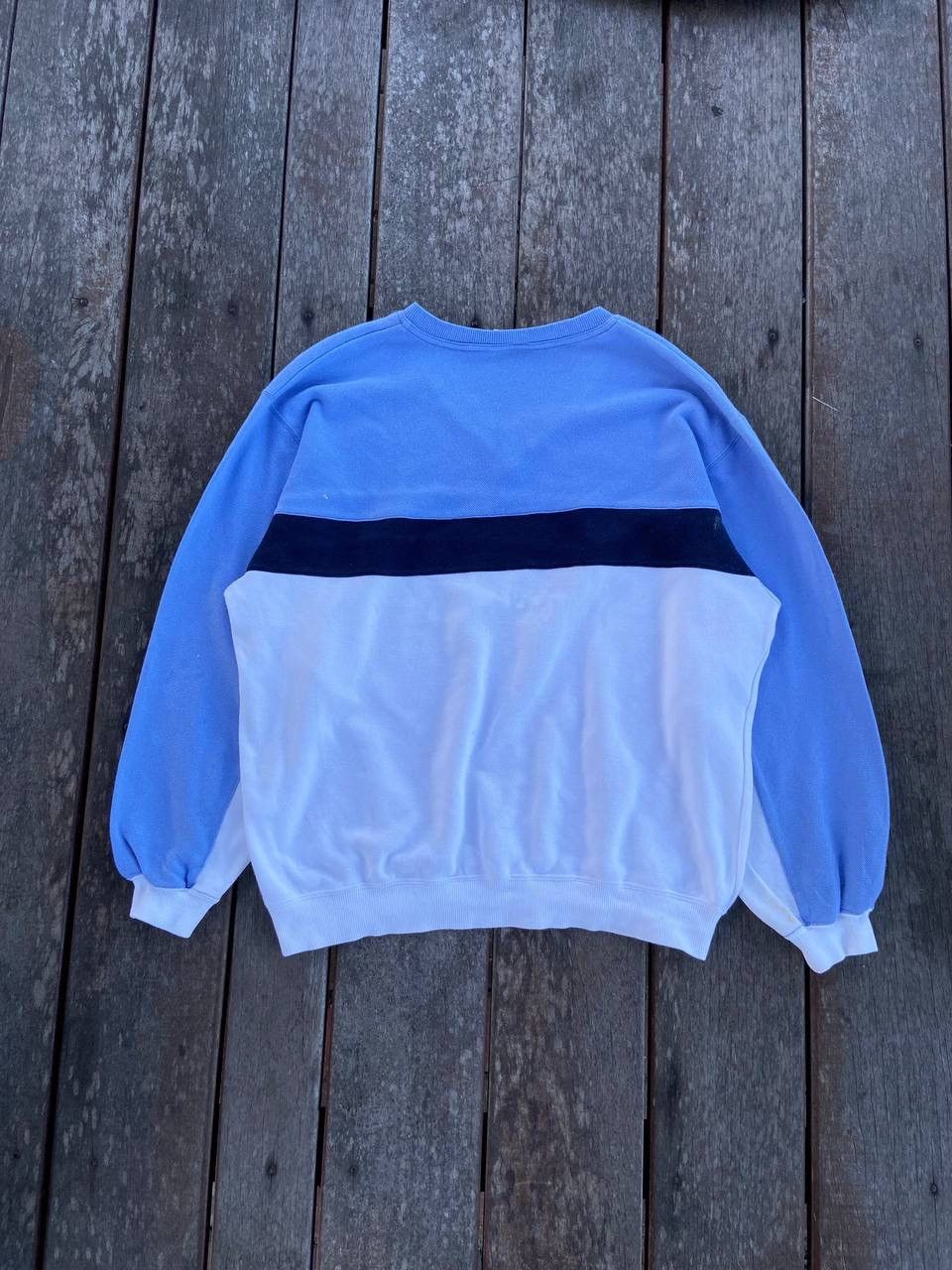 Ellesse × Vintage Vintage Ellesse Sweatshirt Spellout Baby Blue Size M / US 6-8 / IT 42-44 - 7 Thumbnail