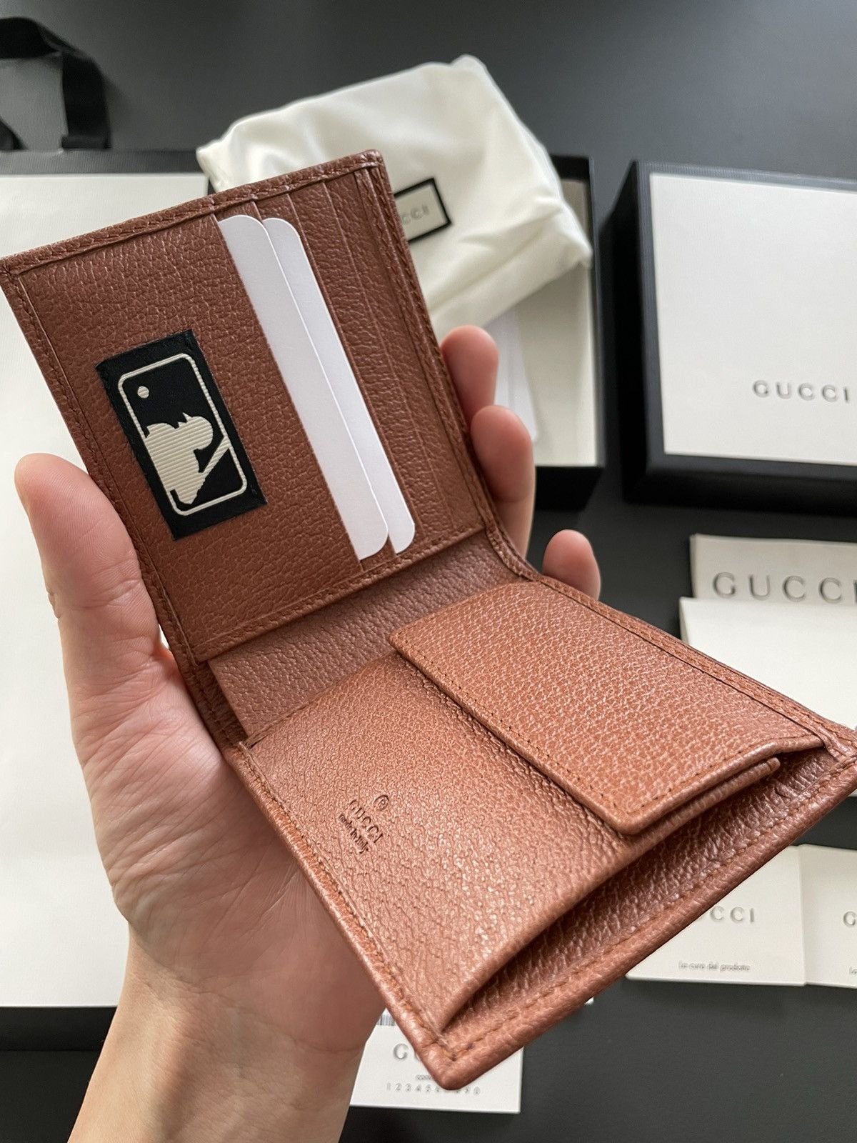 Gucci × New York Yankees Super Rare Runway Gucci x Yankees Logo Wallet Size ONE SIZE - 21 Thumbnail