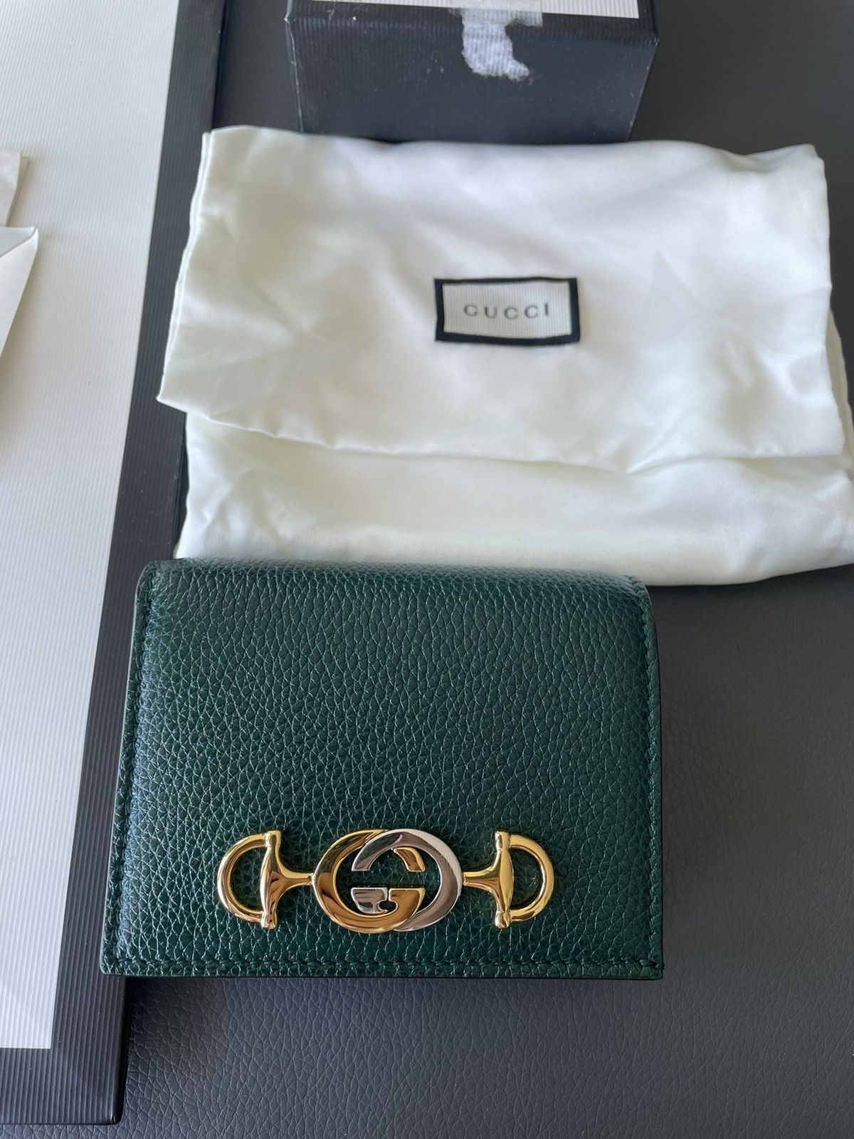 Gucci Limited Edition Brand New GG Logo Gucci Leather Chain Wallet Size ONE SIZE - 3 Thumbnail