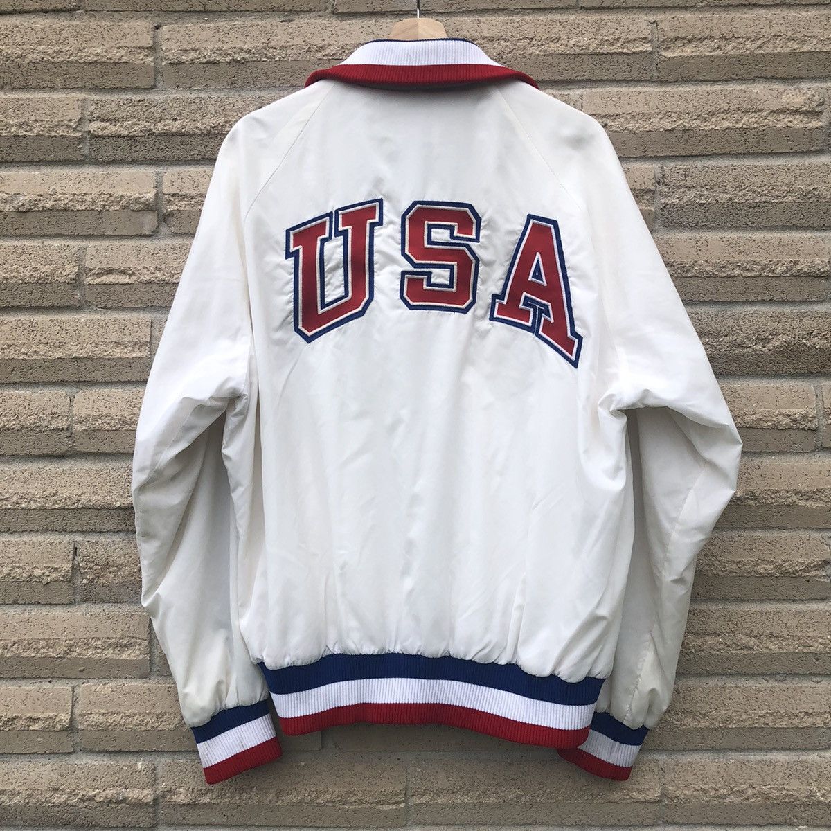 Champion × Vintage Vintage 80s Champion USA Olympic CocaCola Windbreaker Jacket Size US XL / EU 56 / 4 - 2 Thumbnail