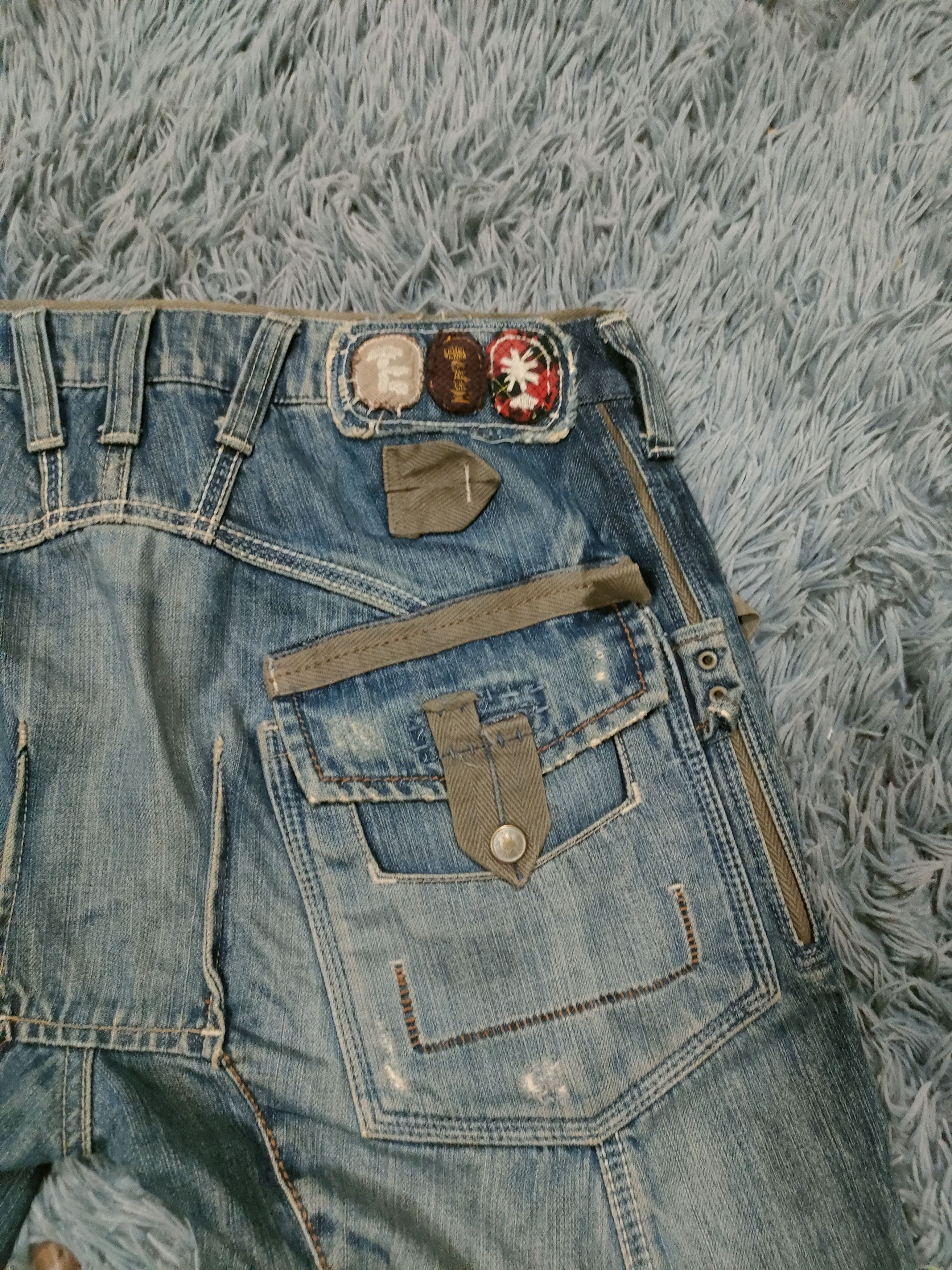 If Six Was Nine × Marithe + Francois Girbaud Marithe Francois Girbaud Distressed Jeans Size US 33 - 4 Thumbnail
