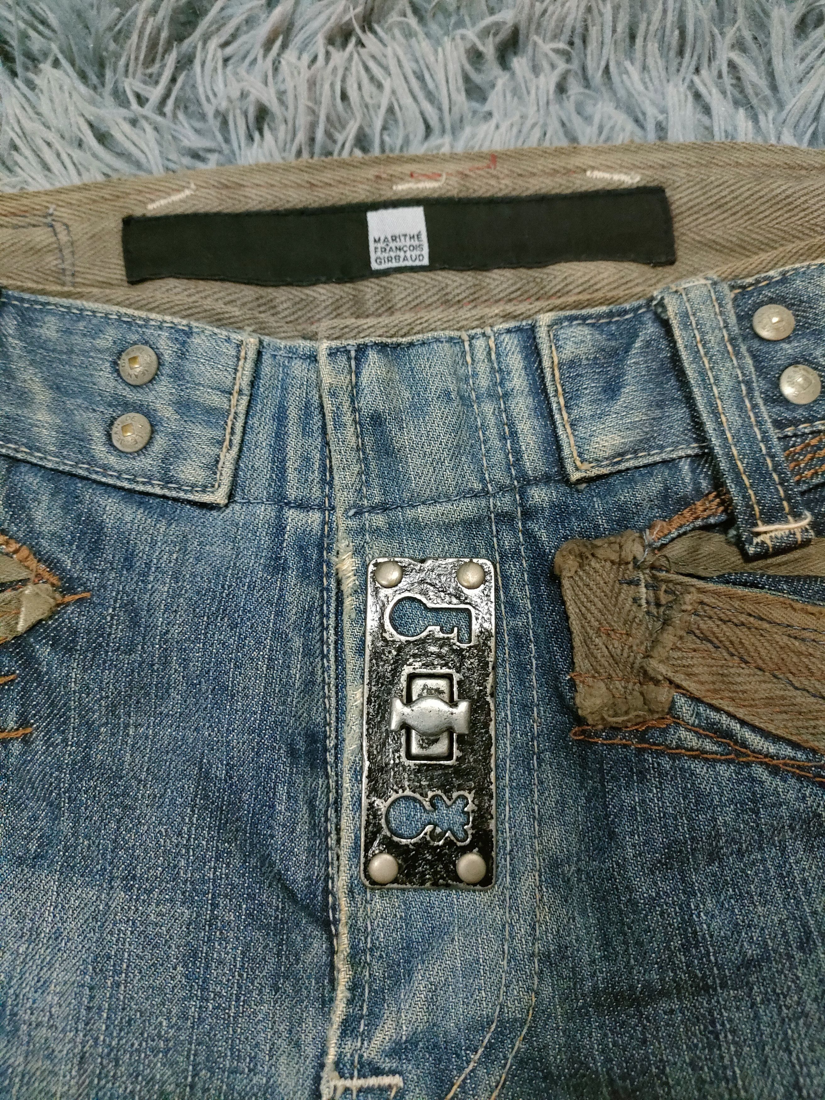 If Six Was Nine × Marithe + Francois Girbaud Marithe Francois Girbaud Distressed Jeans Size US 33 - 10 Thumbnail