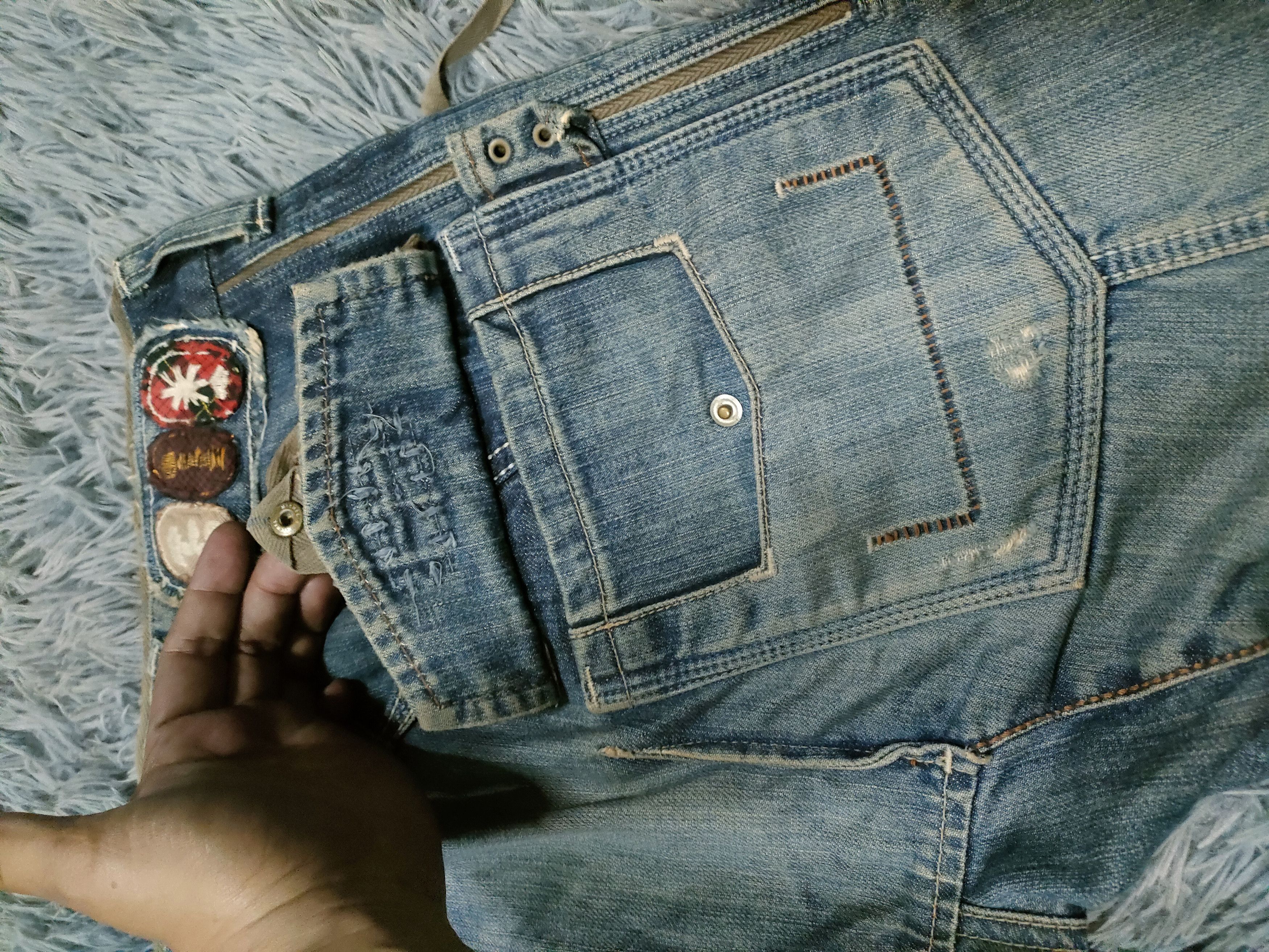 If Six Was Nine × Marithe + Francois Girbaud Marithe Francois Girbaud Distressed Jeans Size US 33 - 2 Thumbnail