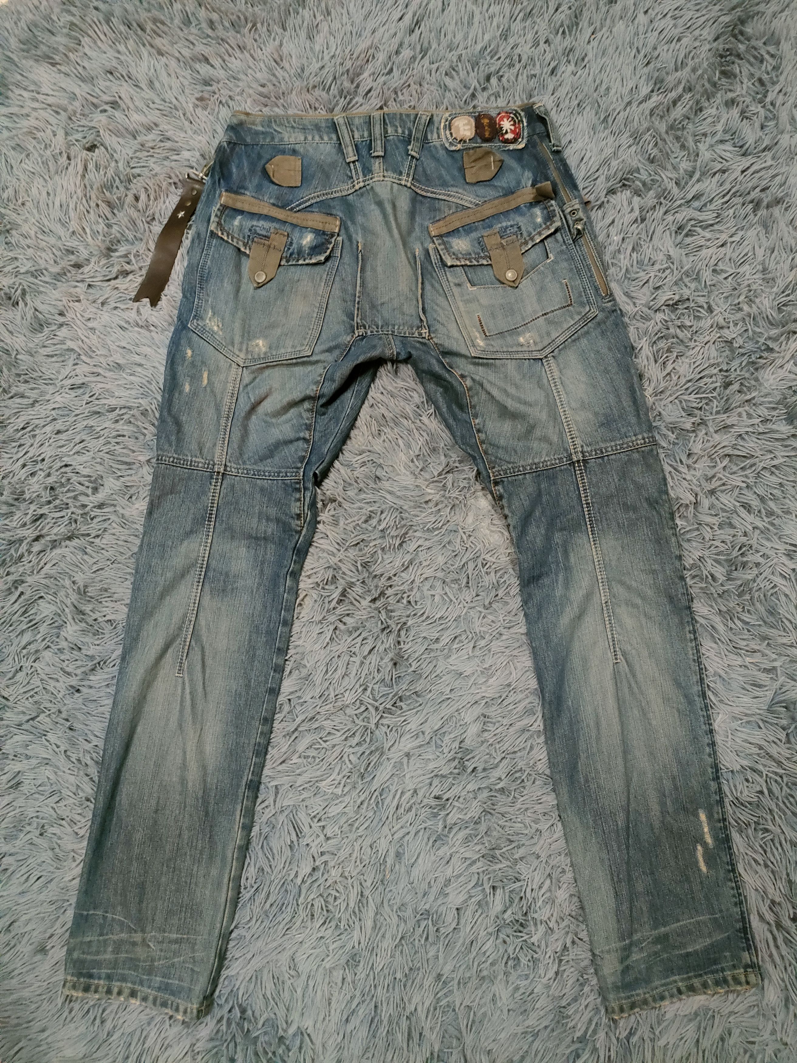 If Six Was Nine × Marithe + Francois Girbaud Marithe Francois Girbaud Distressed Jeans Size US 33 - 5 Thumbnail