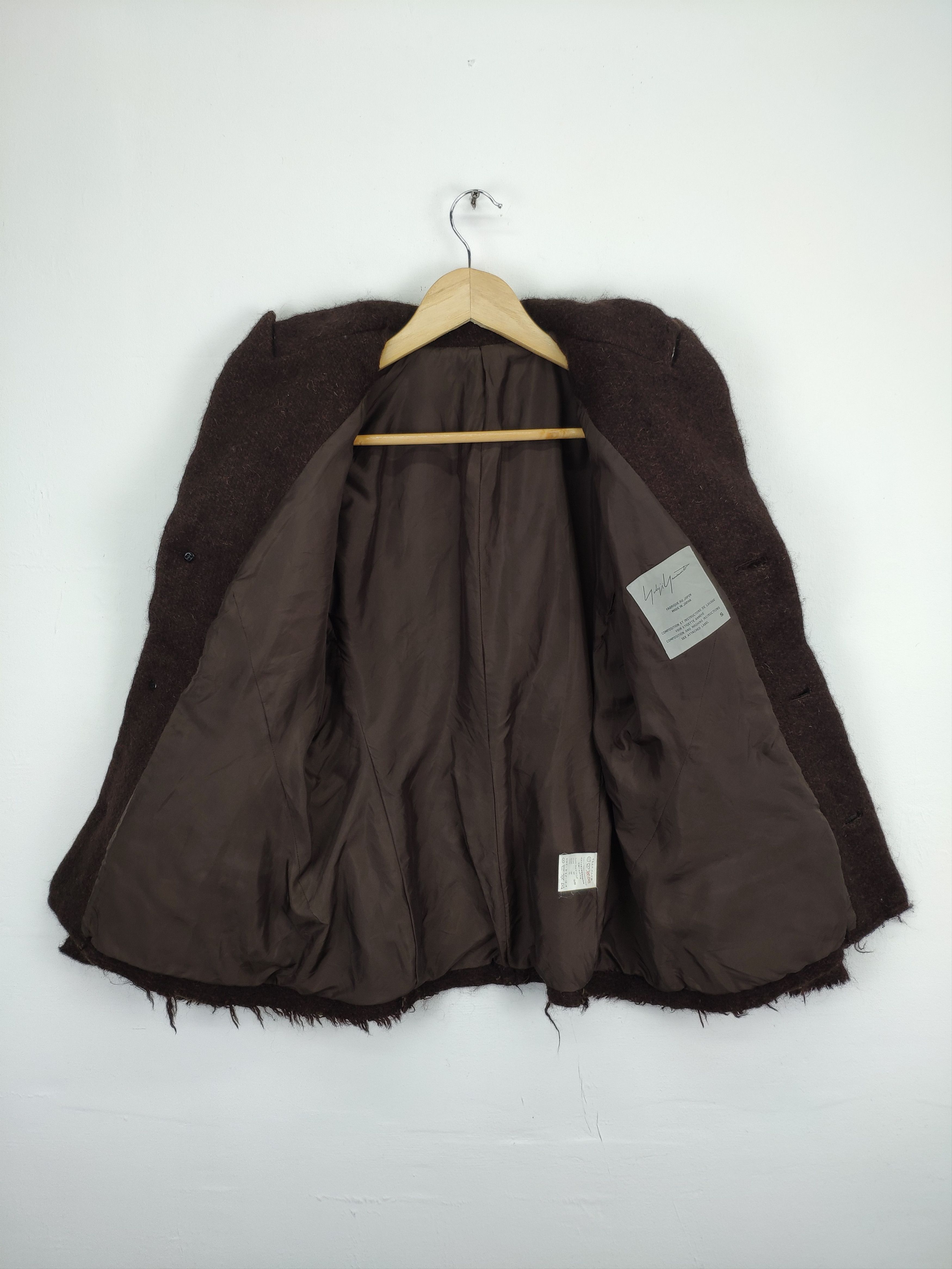 Designer × Yohji Yamamoto A/W 1995 Yohji Yamamoto Pour Homme Wool Jacket Cropped Size S / US 4 / IT 40 - 17 Thumbnail