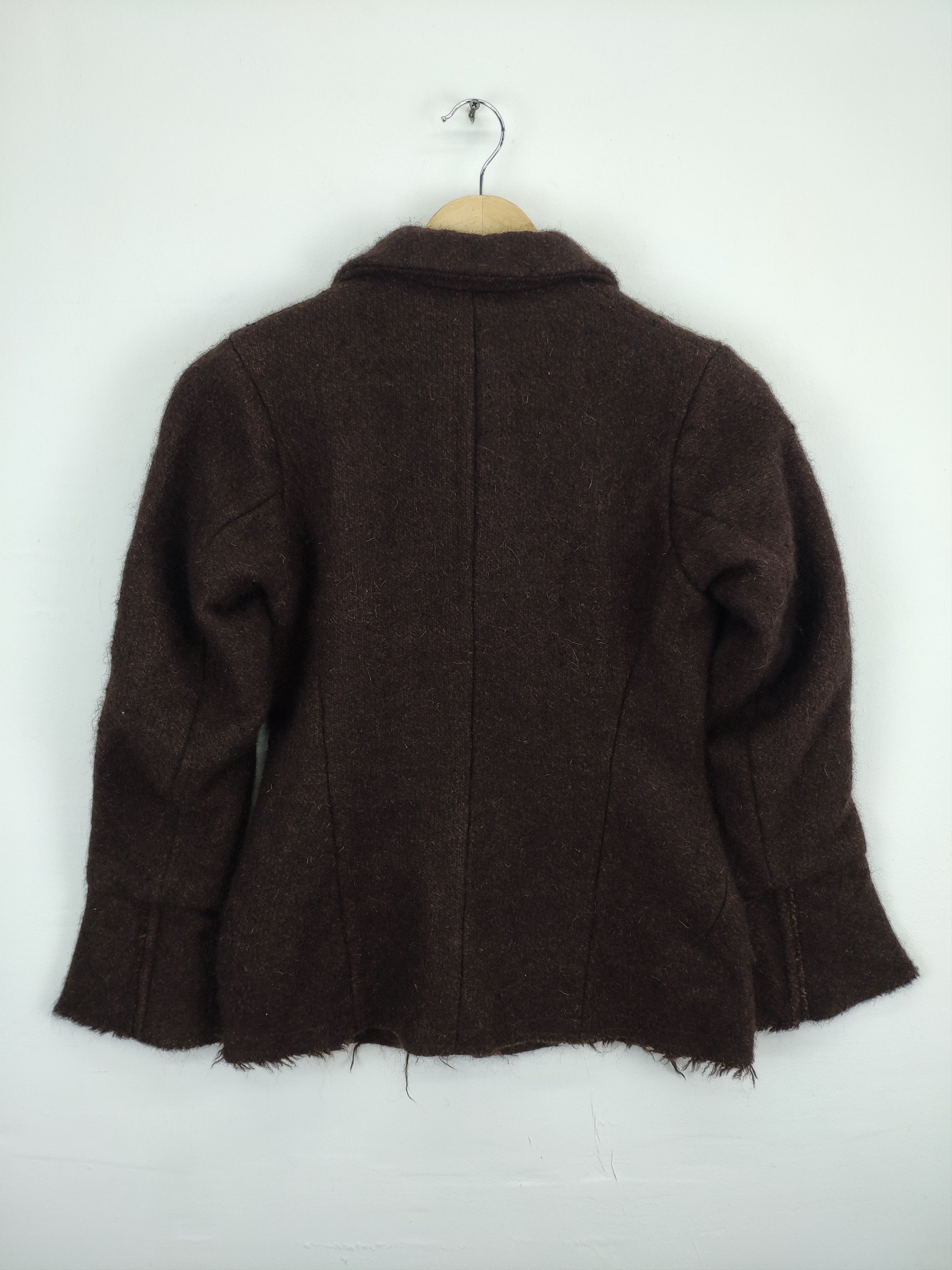 Designer × Yohji Yamamoto A/W 1995 Yohji Yamamoto Pour Homme Wool Jacket Cropped Size S / US 4 / IT 40 - 2 Thumbnail