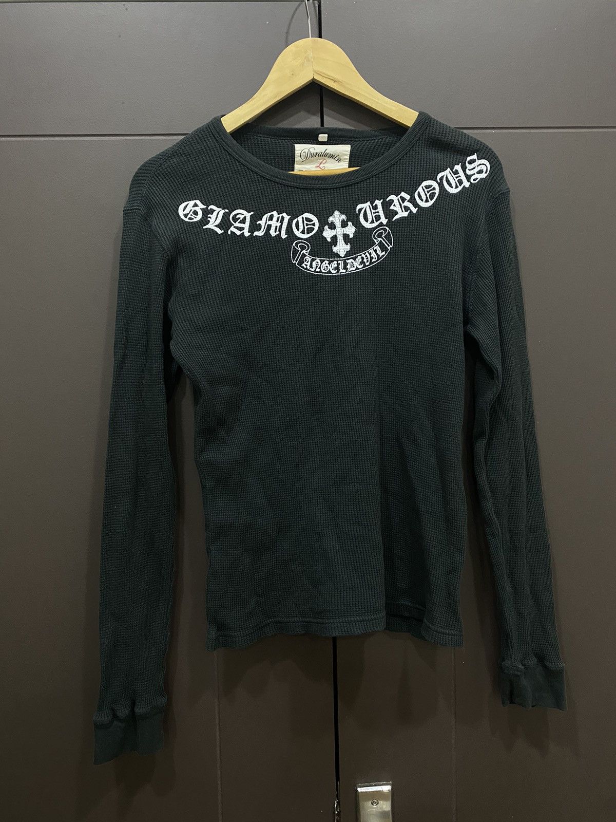 Japanese Brand Angel Devil Cross Thermal Long Sleeve Shirt Size US M / EU 48-50 / 2 - 10 Thumbnail