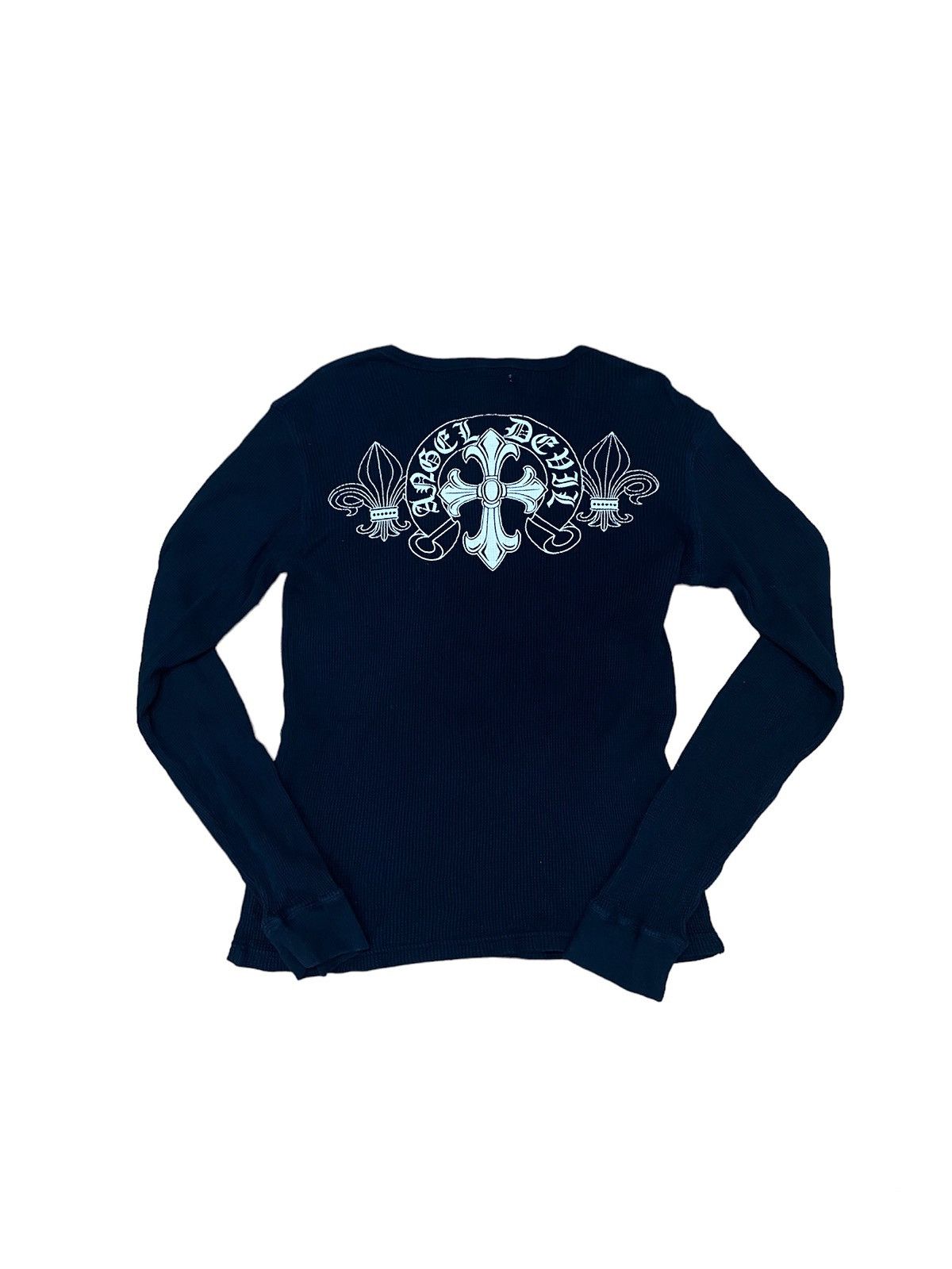 Japanese Brand Angel Devil Cross Thermal Long Sleeve Shirt Size US M / EU 48-50 / 2 - 1 Thumbnail