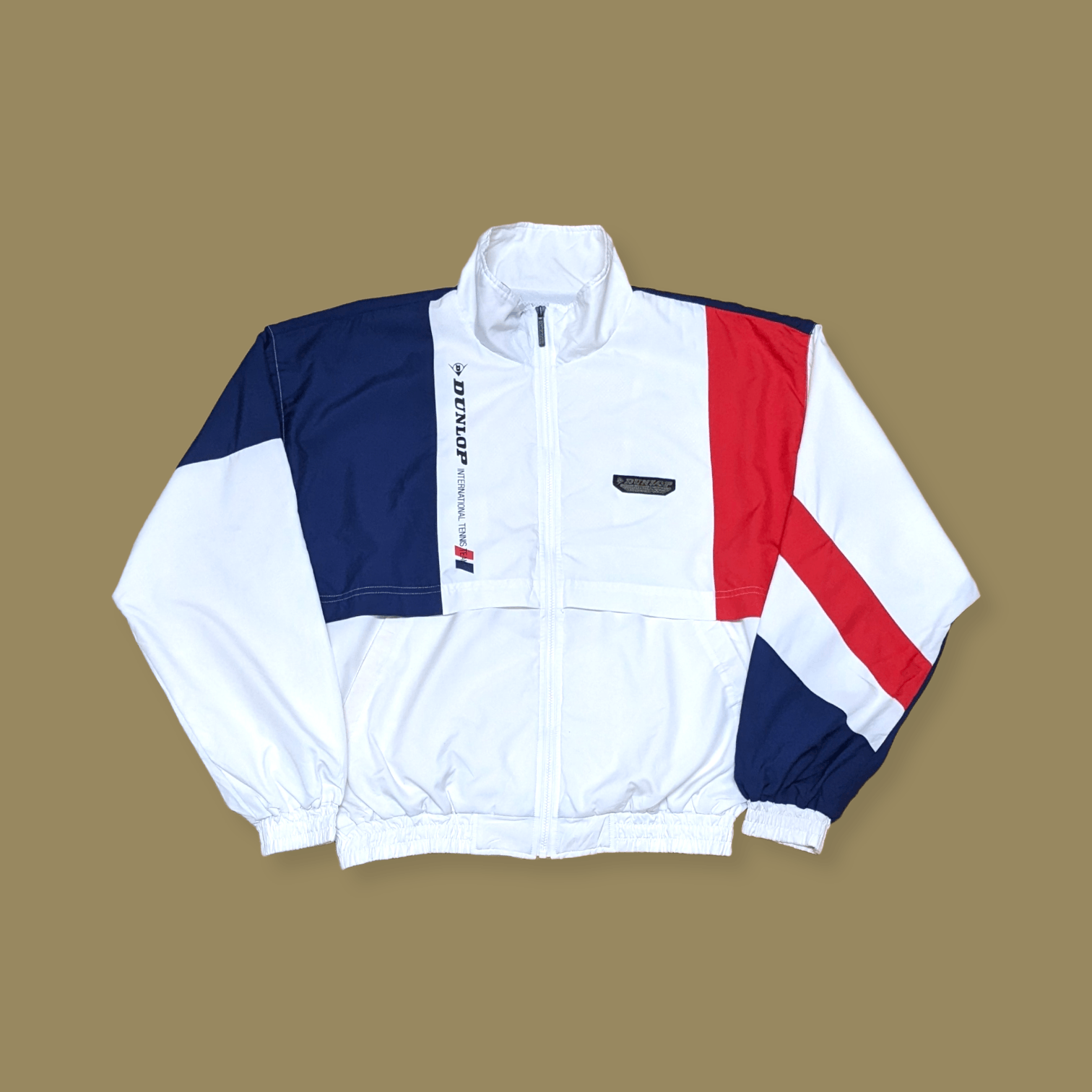 Dunlop × Vintage Vintage Dunlop Tennis International Sport Windbreaker Size US L / EU 52-54 / 3 - 1 Thumbnail