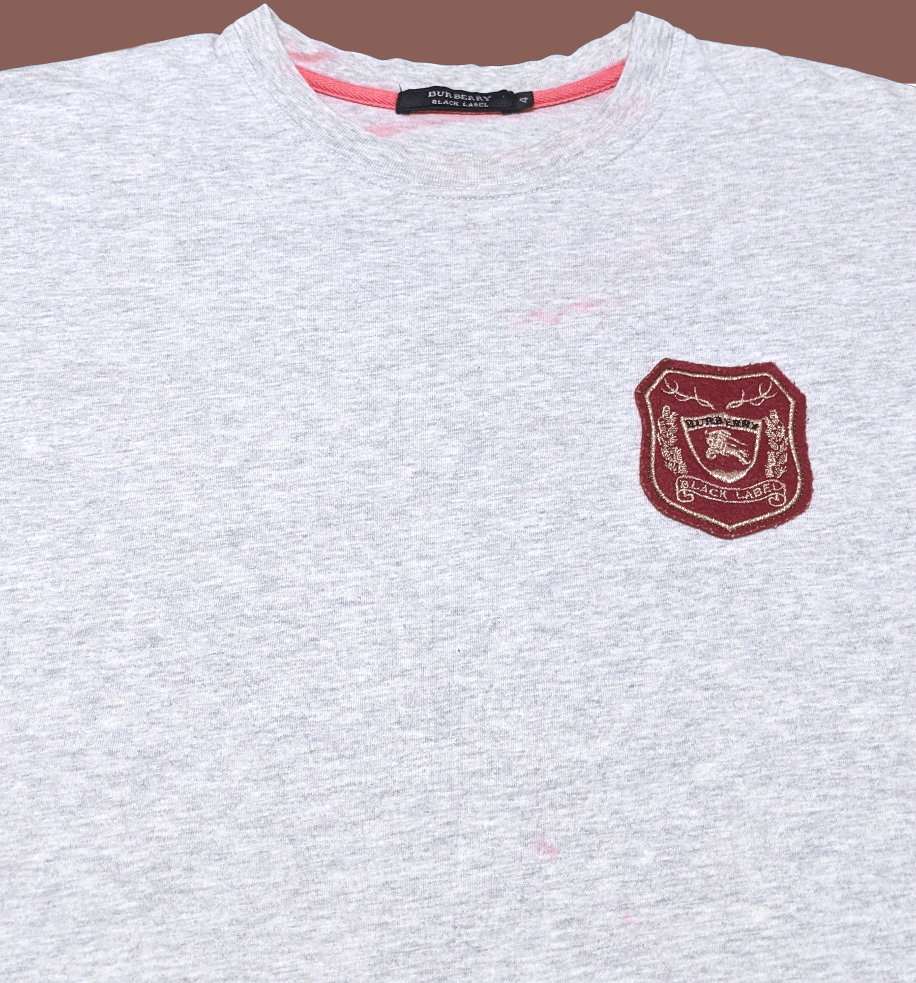 Burberry × Designer × Vintage Vintage Burberry Black Label Crest Logo T shirt Size US S / EU 44-46 / 1 - 3 Thumbnail