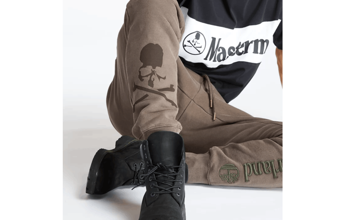 Mastermind Japan × Timberland Logo Print Cotton Sweatpant Size US 28 / EU 44 - 4 Thumbnail