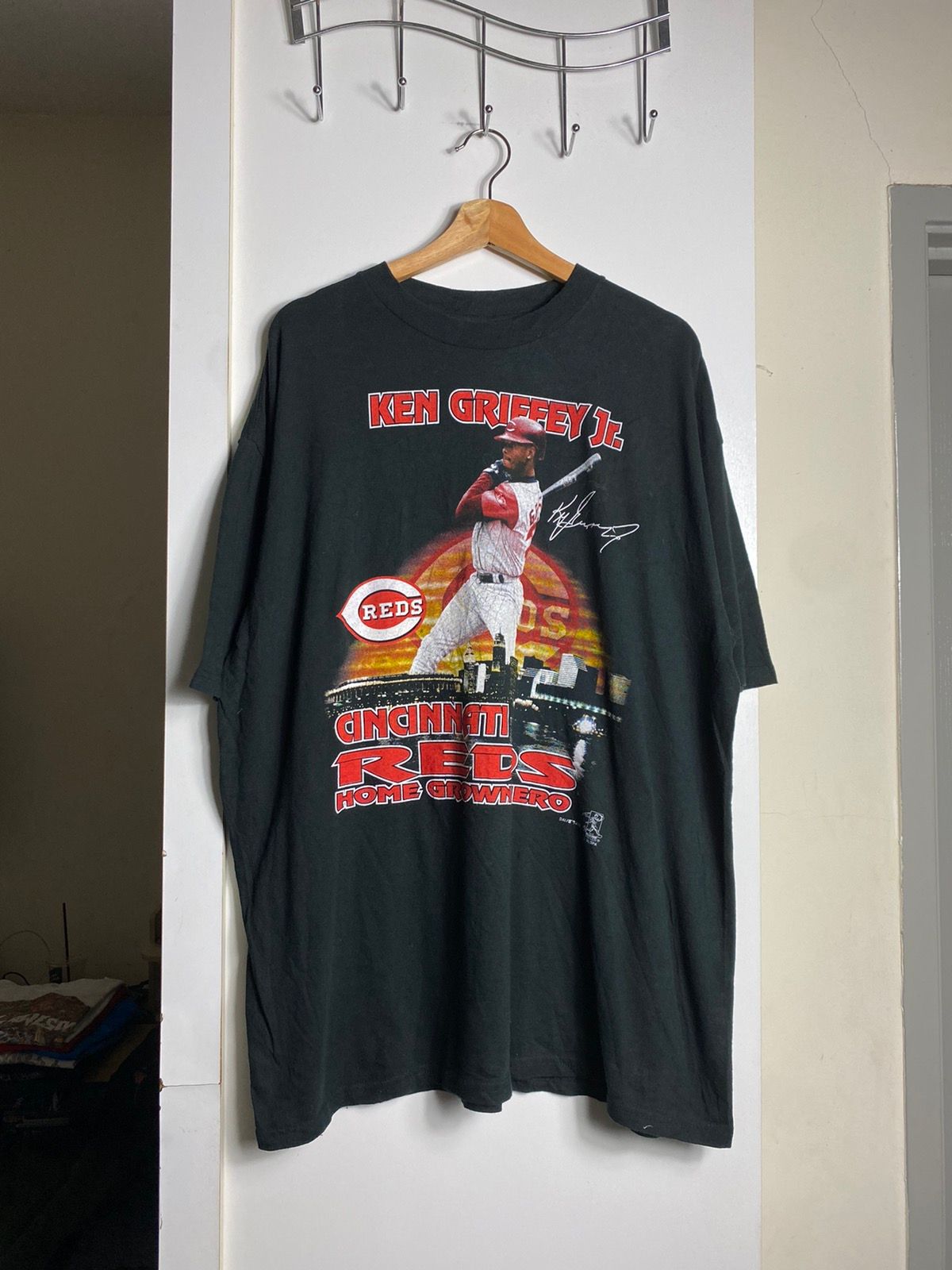 2000 Ken Griffey Jr Cincinnati Reds MLB T Shirt Size XXL – Rare VNTG