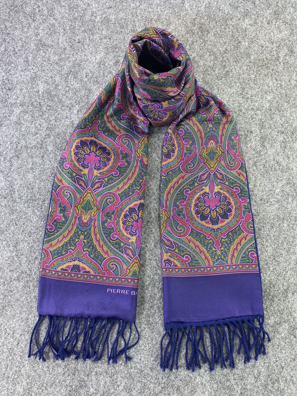 Pierre Balmain PIERRE BALMAIN Silk Scarf / Muffler / Neckwear -T091 Size ONE SIZE - 2 Thumbnail
