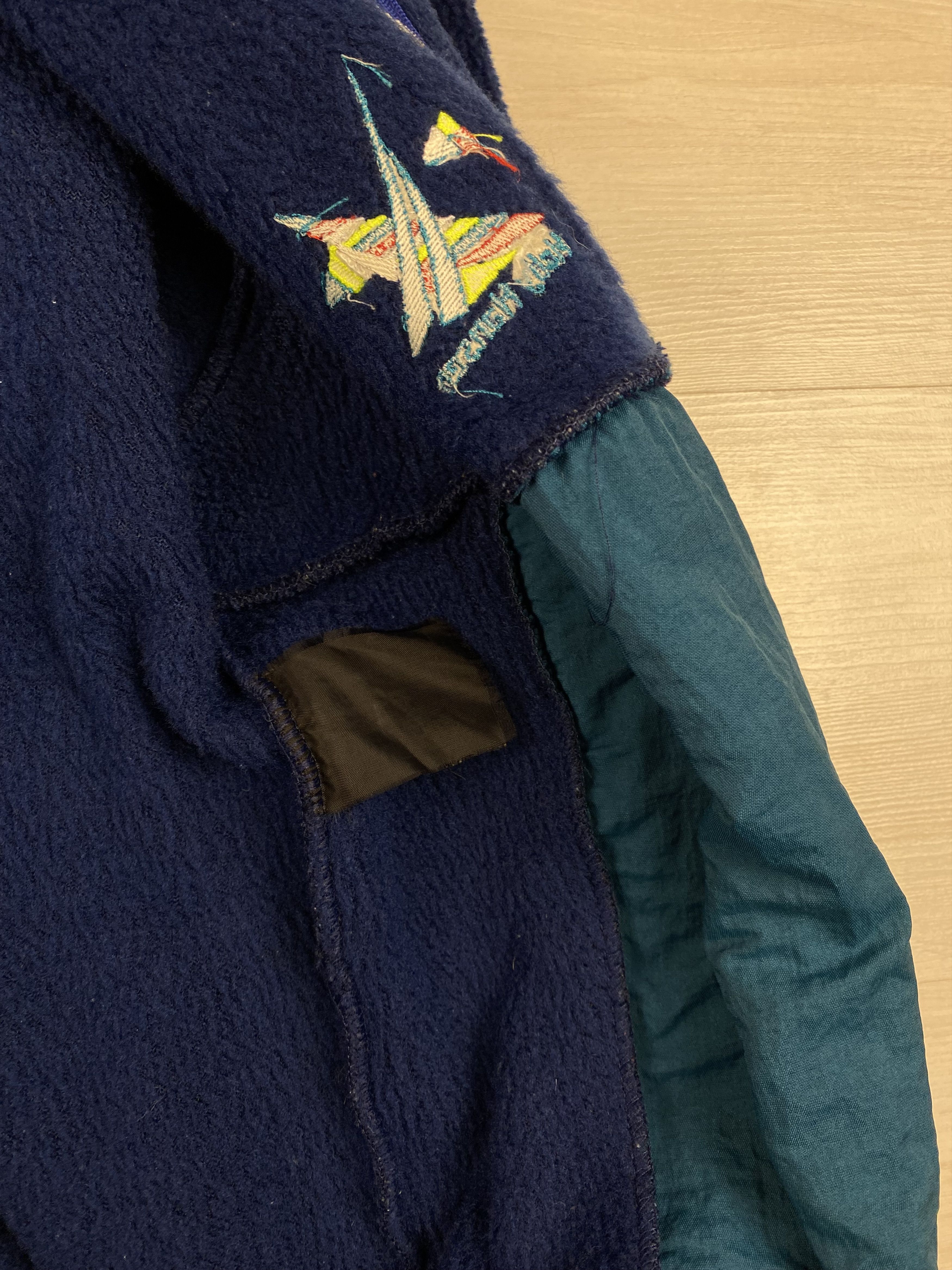 Helly Hansen Vintage Fleece Full Zip Pullover 90s 80s Mens