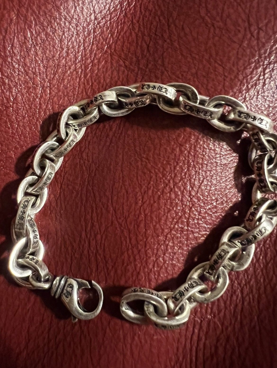 Chrome Hearts Chrome Hearts Large Paper Chain Silver Bracelet, Size ONE SIZE - 7 Thumbnail