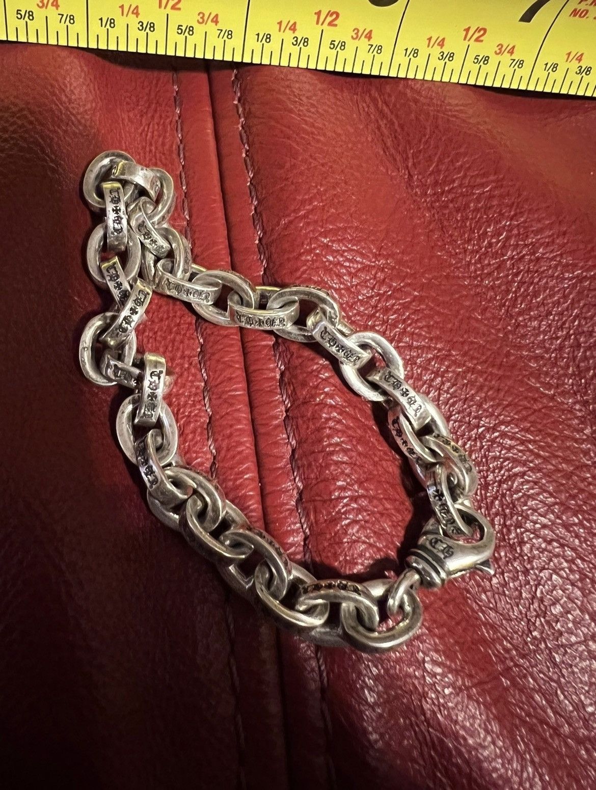 Chrome Hearts Chrome Hearts Large Paper Chain Silver Bracelet, Size ONE SIZE - 11 Thumbnail
