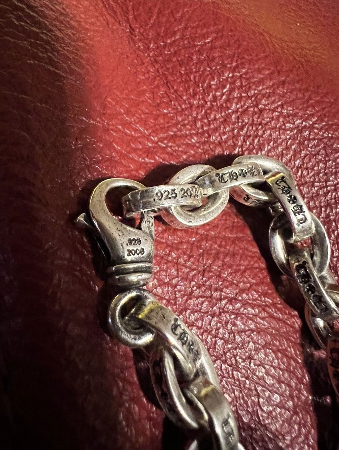 Chrome Hearts Chrome Hearts Large Paper Chain Silver Bracelet, Size ONE SIZE - 4 Thumbnail