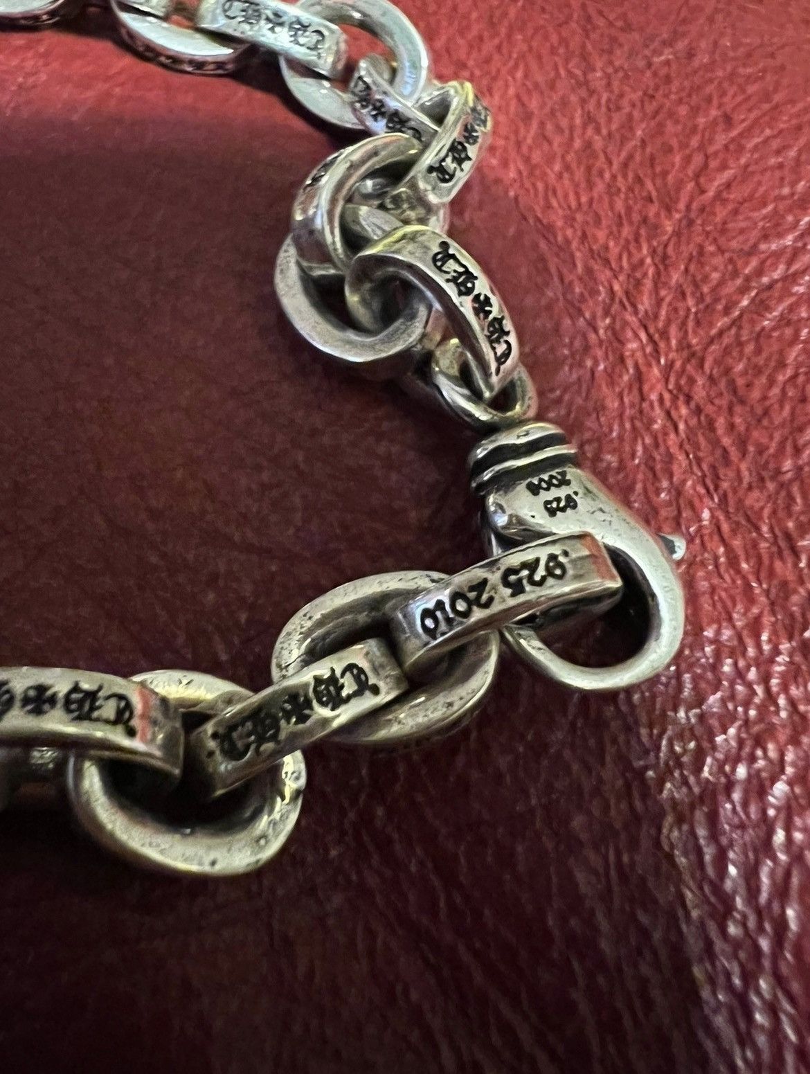 Chrome Hearts Chrome Hearts Large Paper Chain Silver Bracelet, Size ONE SIZE - 9 Thumbnail