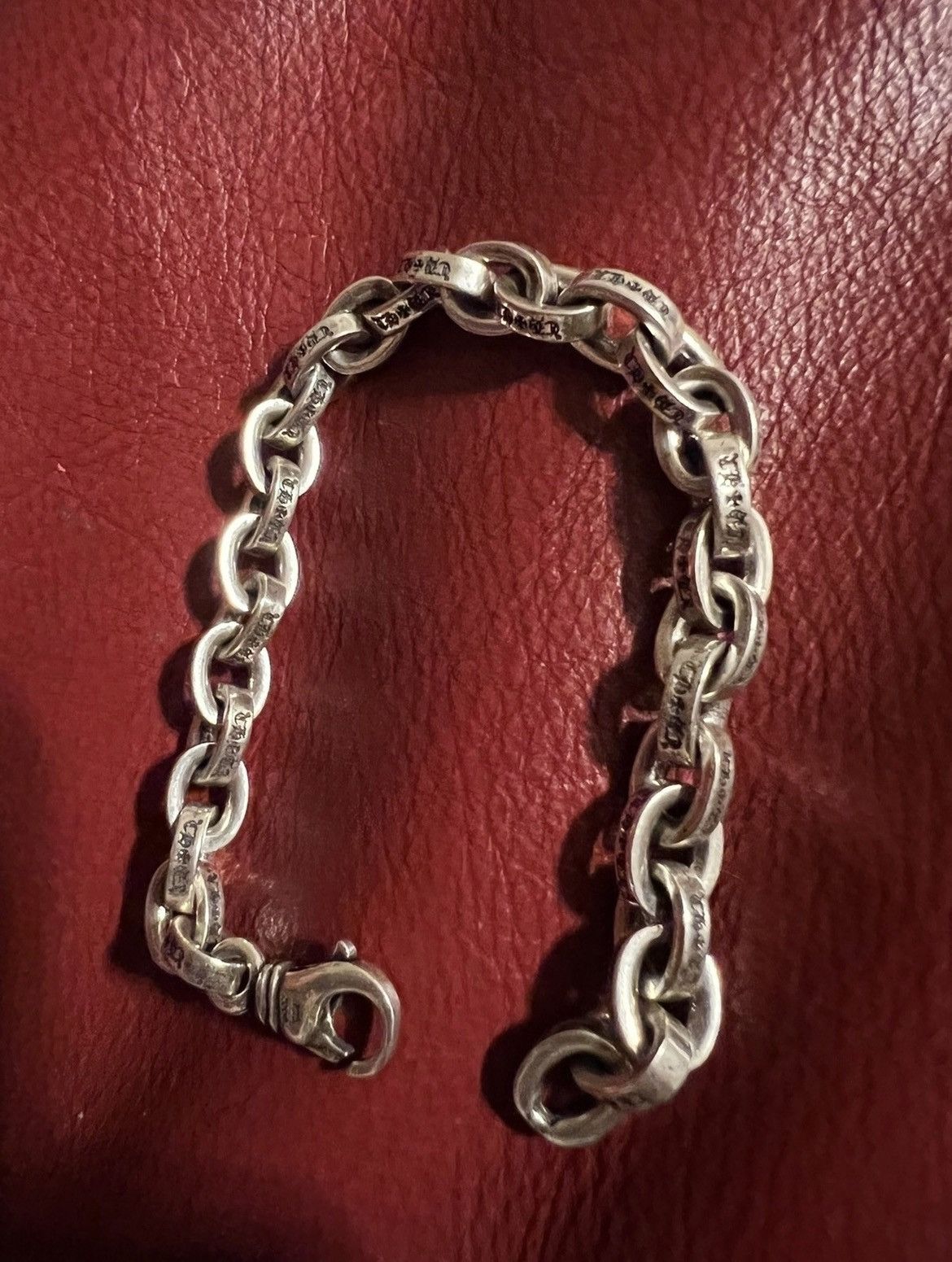 Chrome Hearts Chrome Hearts Large Paper Chain Silver Bracelet, Size ONE SIZE - 3 Thumbnail