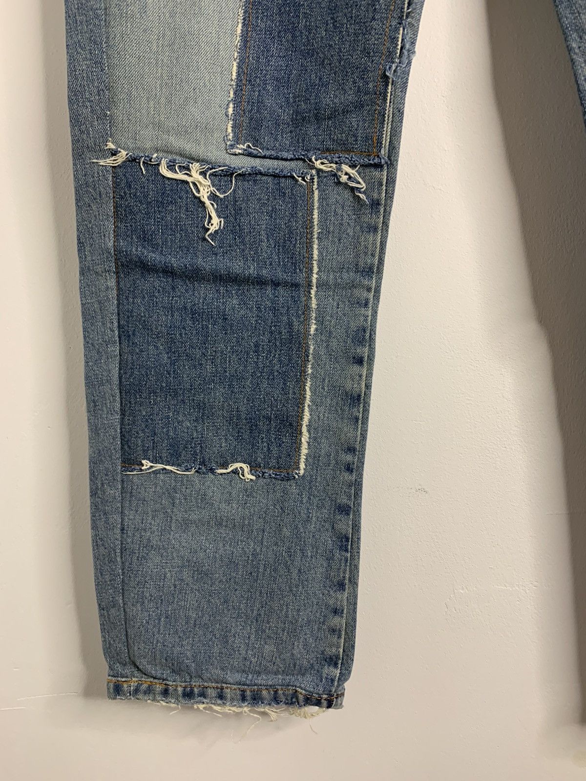 John Richmond John Richmond Patchwork Jeans Size US 32 / EU 48 - 7 Thumbnail
