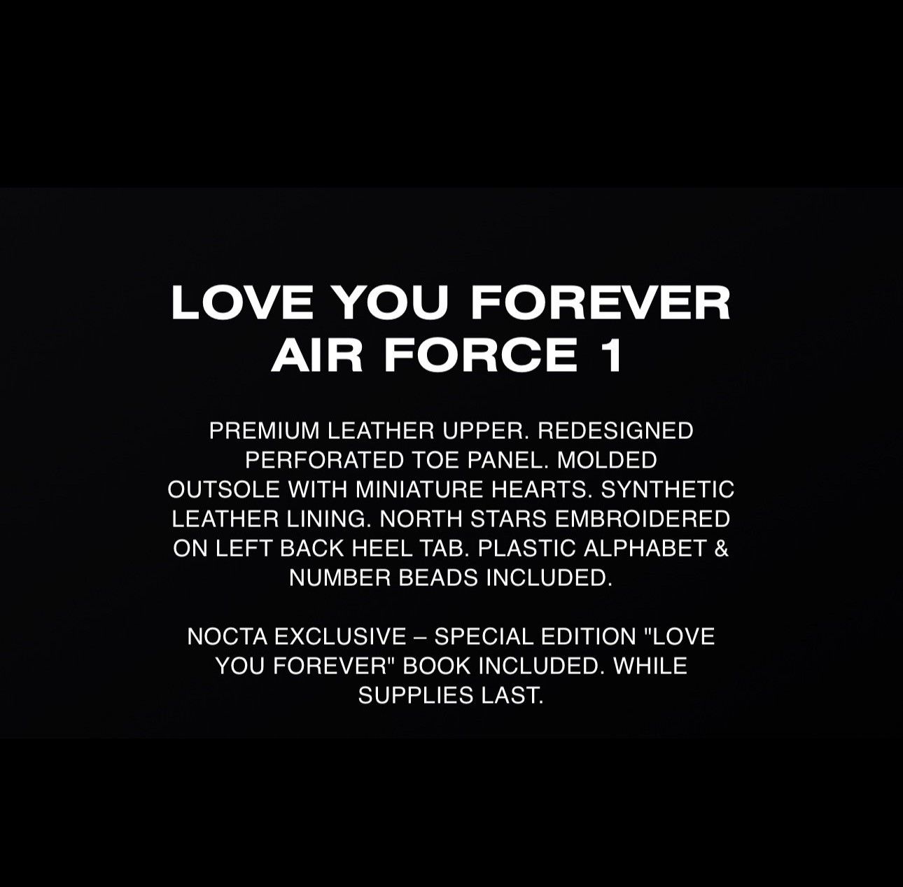 Drake × Nike × October's Very Own Drake x Nike x Nocta “Love You Forever” Air Force 1s Size US 9.5 / EU 42-43 - 7 Thumbnail