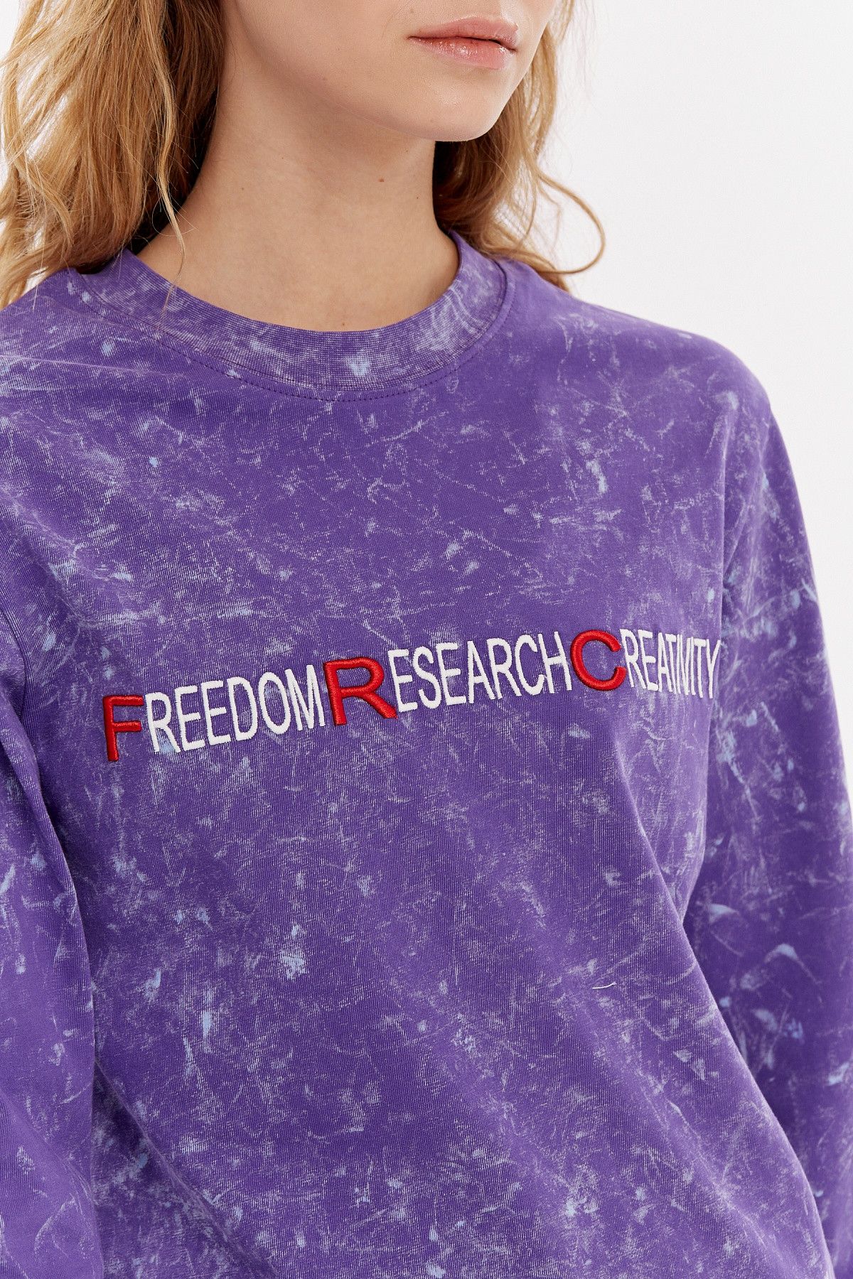 032c Chest Embroidery and Acid Wash Unisex T-Shirt Size US S / EU 44-46 / 1 - 3 Thumbnail