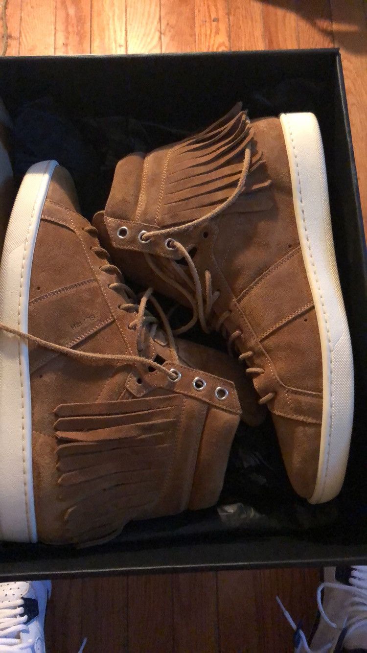Saint Laurent Paris Tan YSL sneakers Size US 9 / EU 42 - 1 Thumbnail
